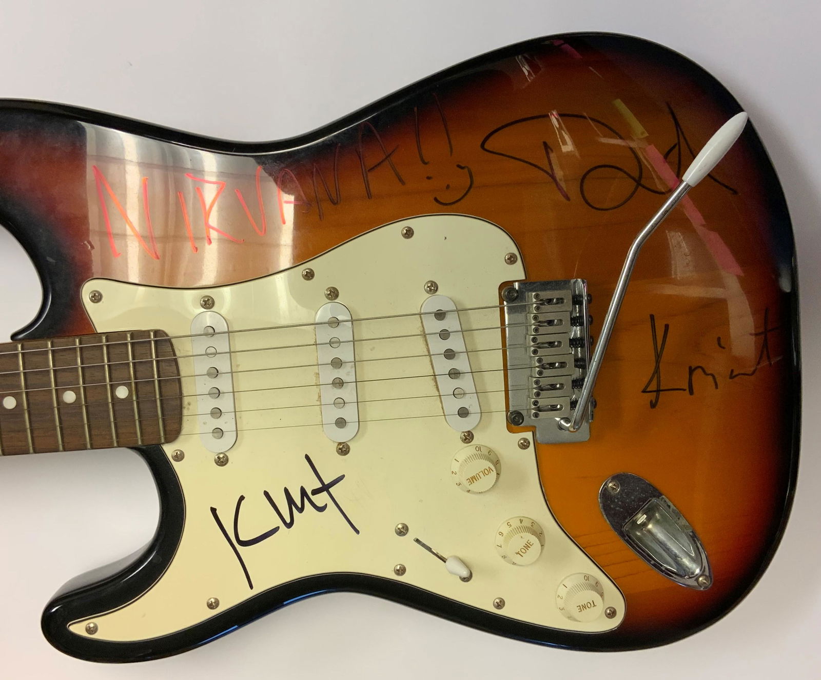Nirvana Autographed Guitar (1 of 1)