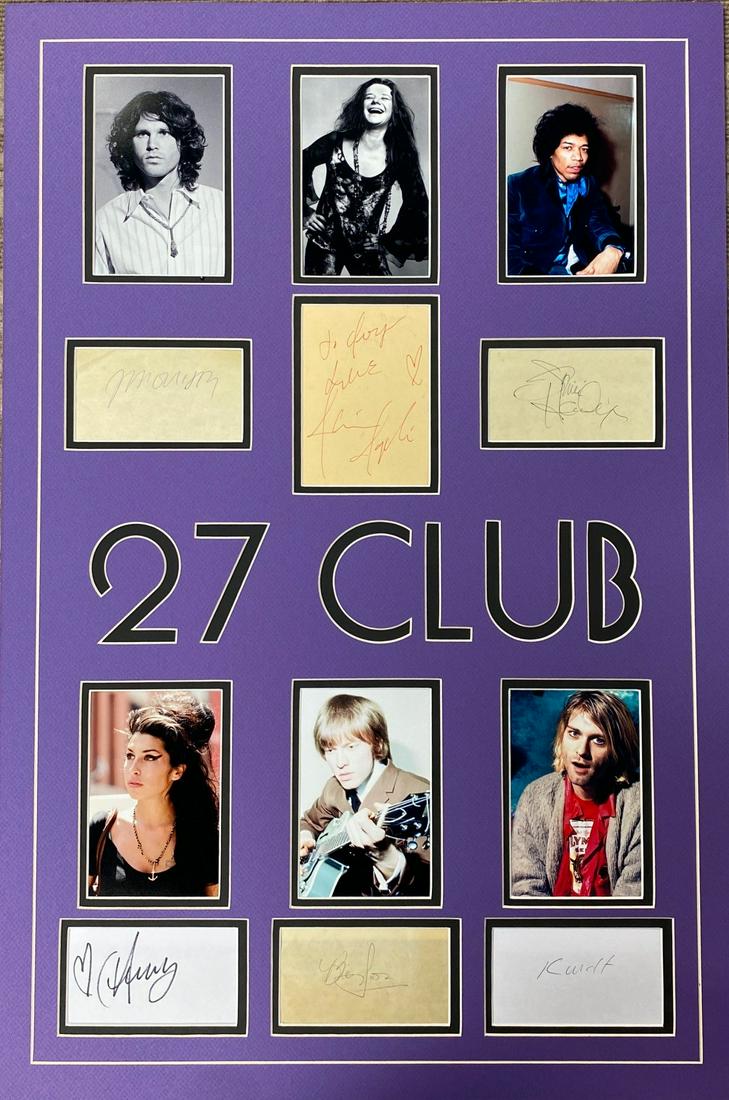 27 Club Autograph Display (1 of 1)