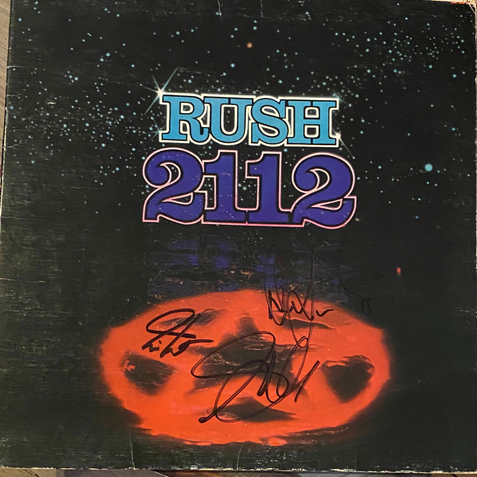 Rush Autographed Album ALL MEMBERS (1 of 1)