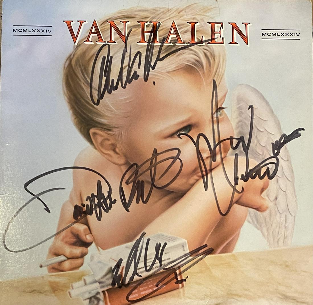 Van Halen Autographed Album All 4!!! (1 of 1)