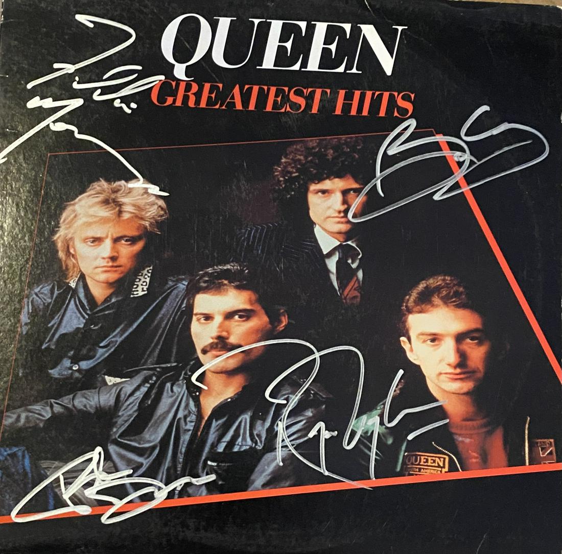 Queen Autographed Album FREDDIE BRIAN JOHN ROGER!! (1 of 1)
