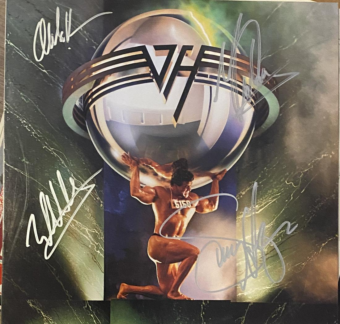 Van Halen Autographed Album All 4!!! HAGAR (1 of 1)