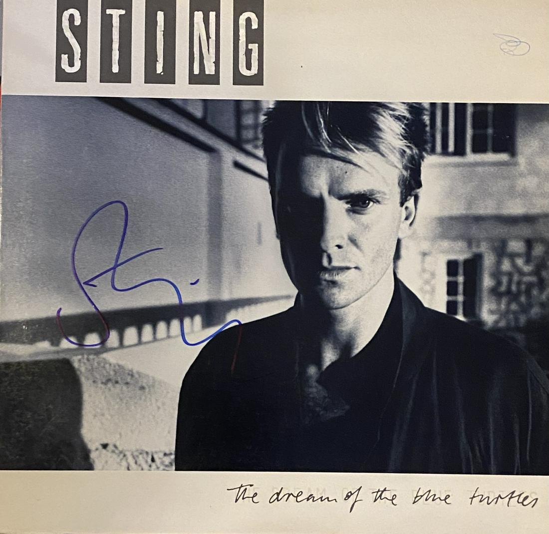 Sting Autographed Album (1 of 1)