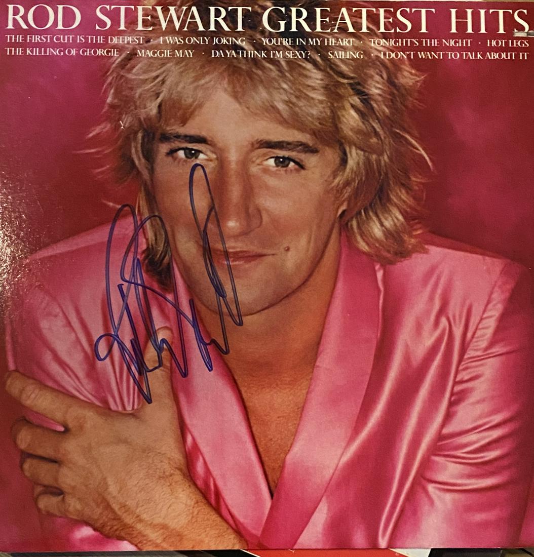 Rod Stewart Autographed Album: Displays are not framed, and can be framed for a cost. Framed items will state they are framed in the name of the item. All signed items come with a COA. Ask any and all questions BEFORE bidding. Sign