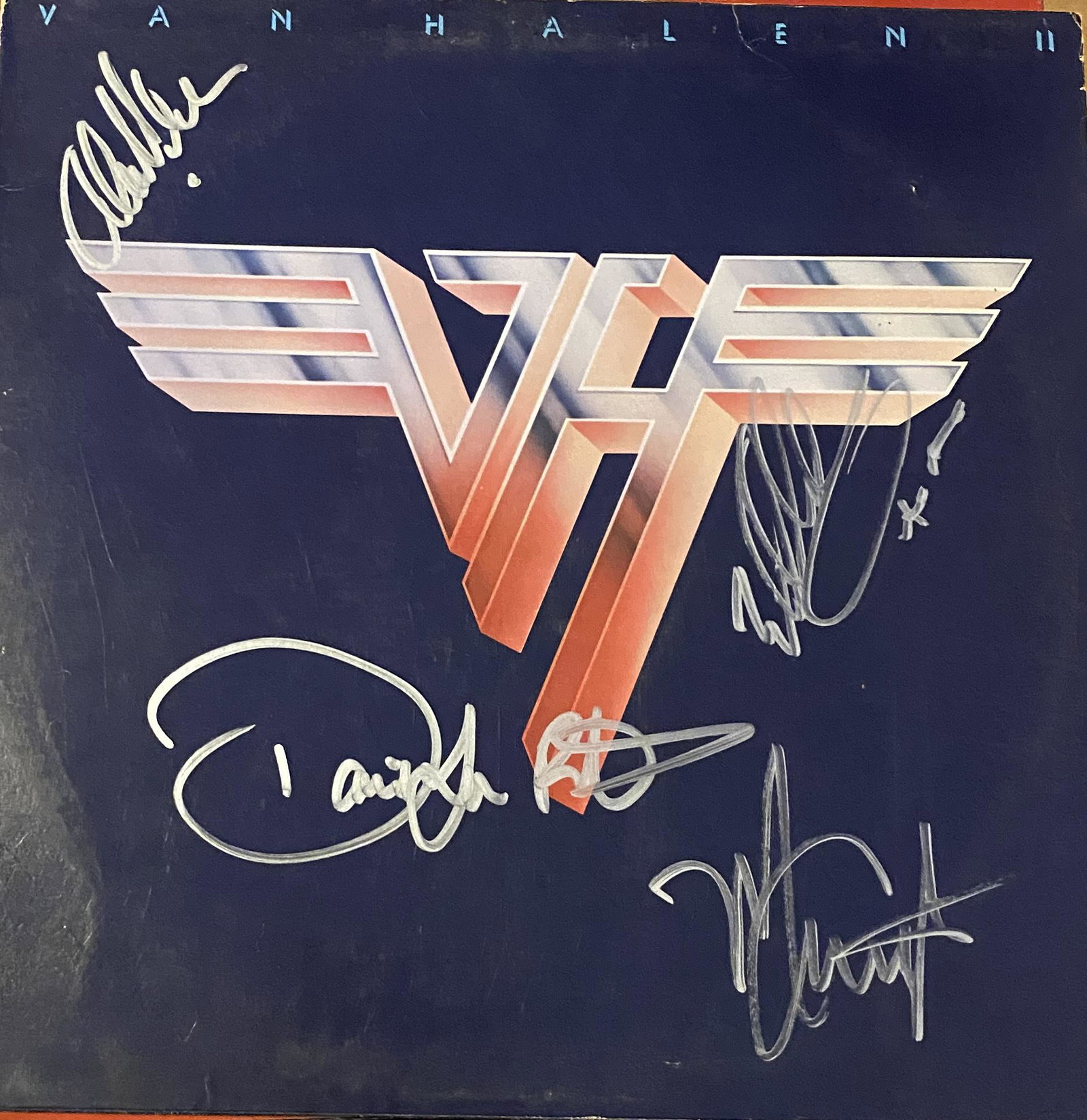 Van Halen Autographed Album All Members! EDDIE!: Displays are not framed, and can be framed for a cost. Framed items will state they are framed in the name of the item. All signed items come with a COA. Ask any and all questions BEFORE bidding. Sign