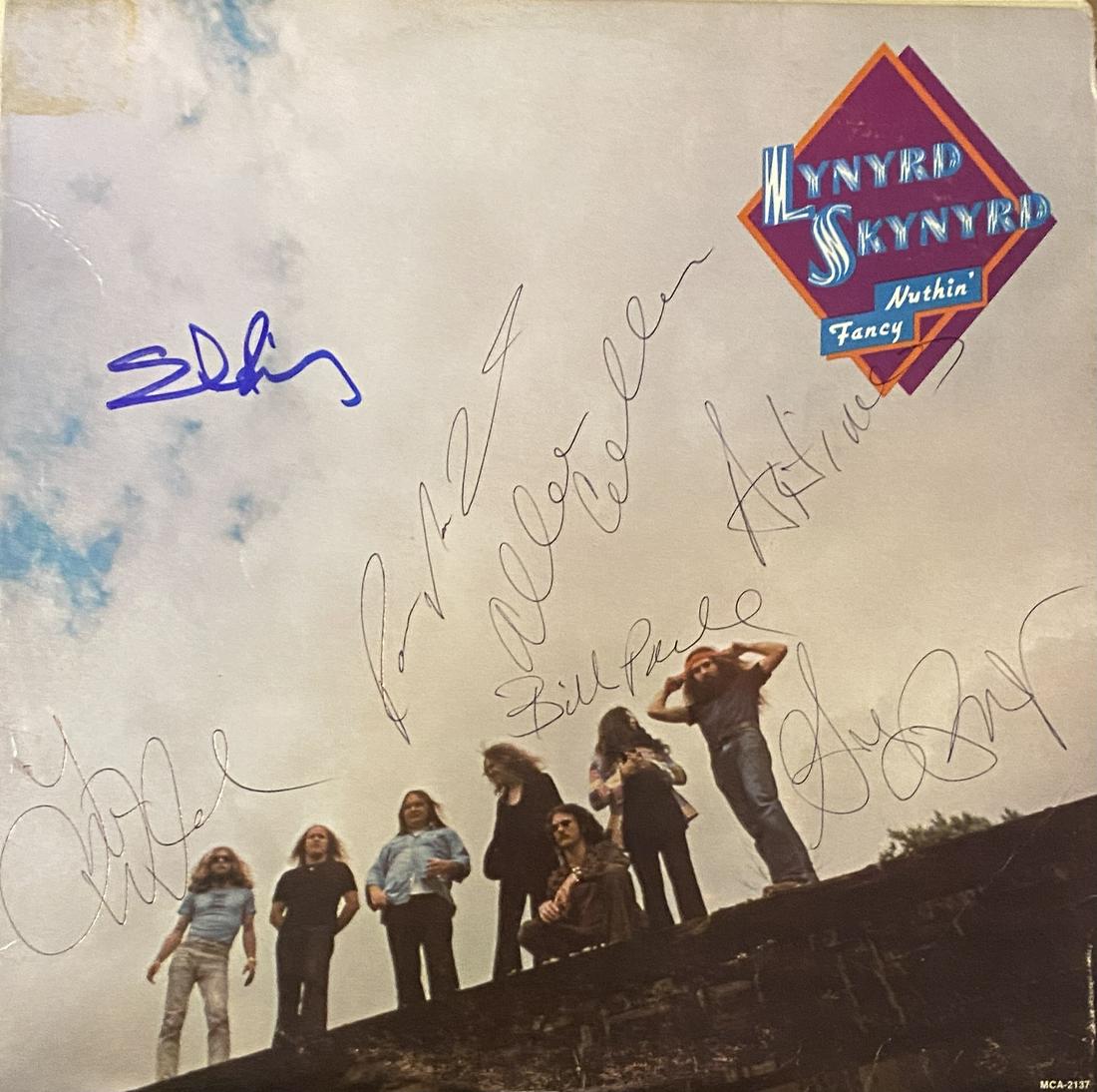 Lynyrd Skynyrd Autographed ALBUM ALL 7 RONNIE!! (1 of 1)