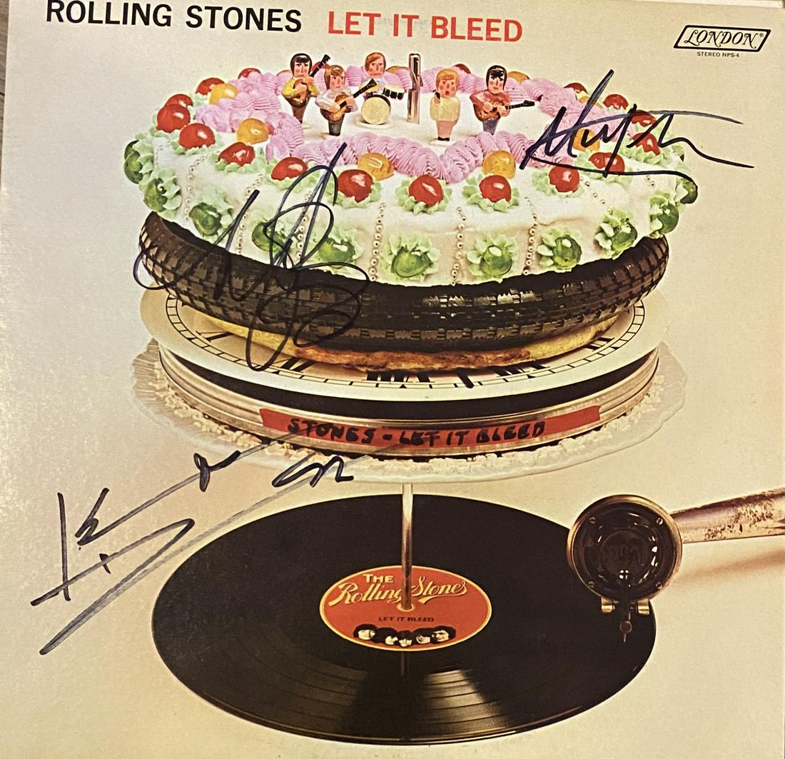 The Rolling Stones Autographed ALBUM KEITH MICK RONNIE (1 of 1)
