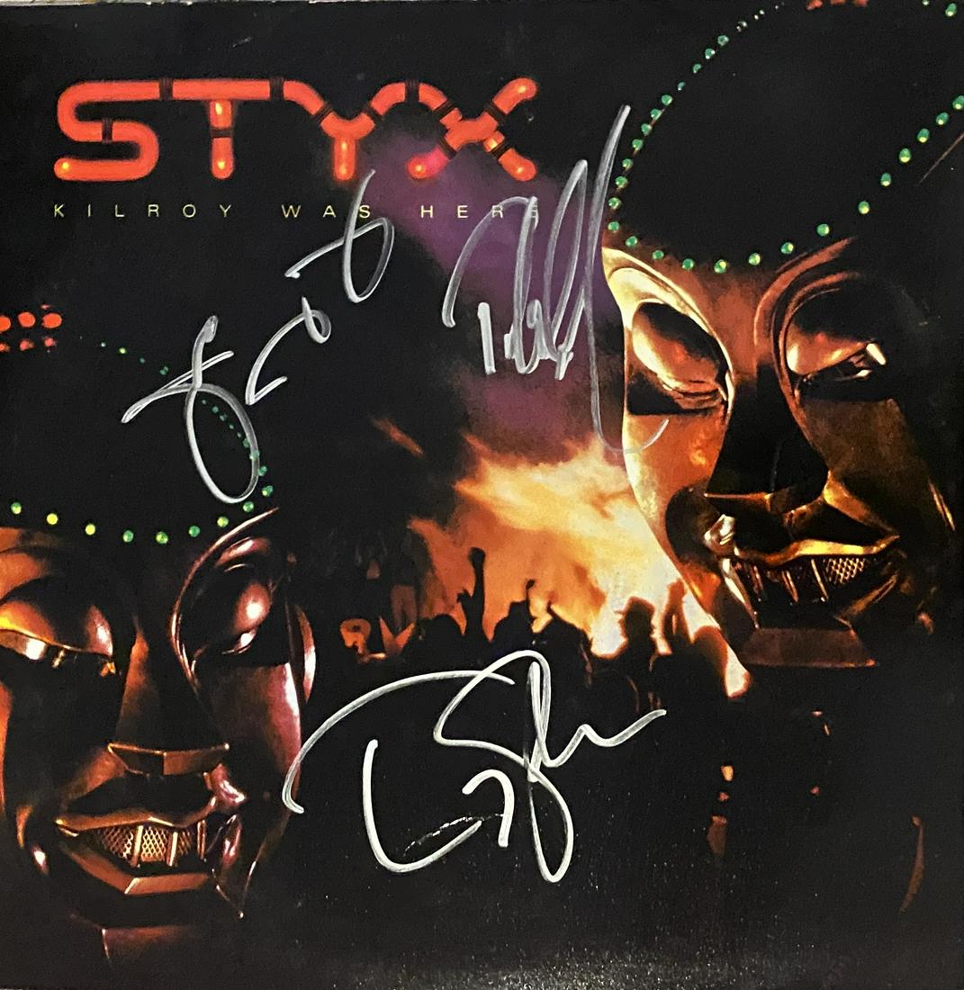 Styx Autographed ALBUM Tommy JY TODD! (1 of 1)