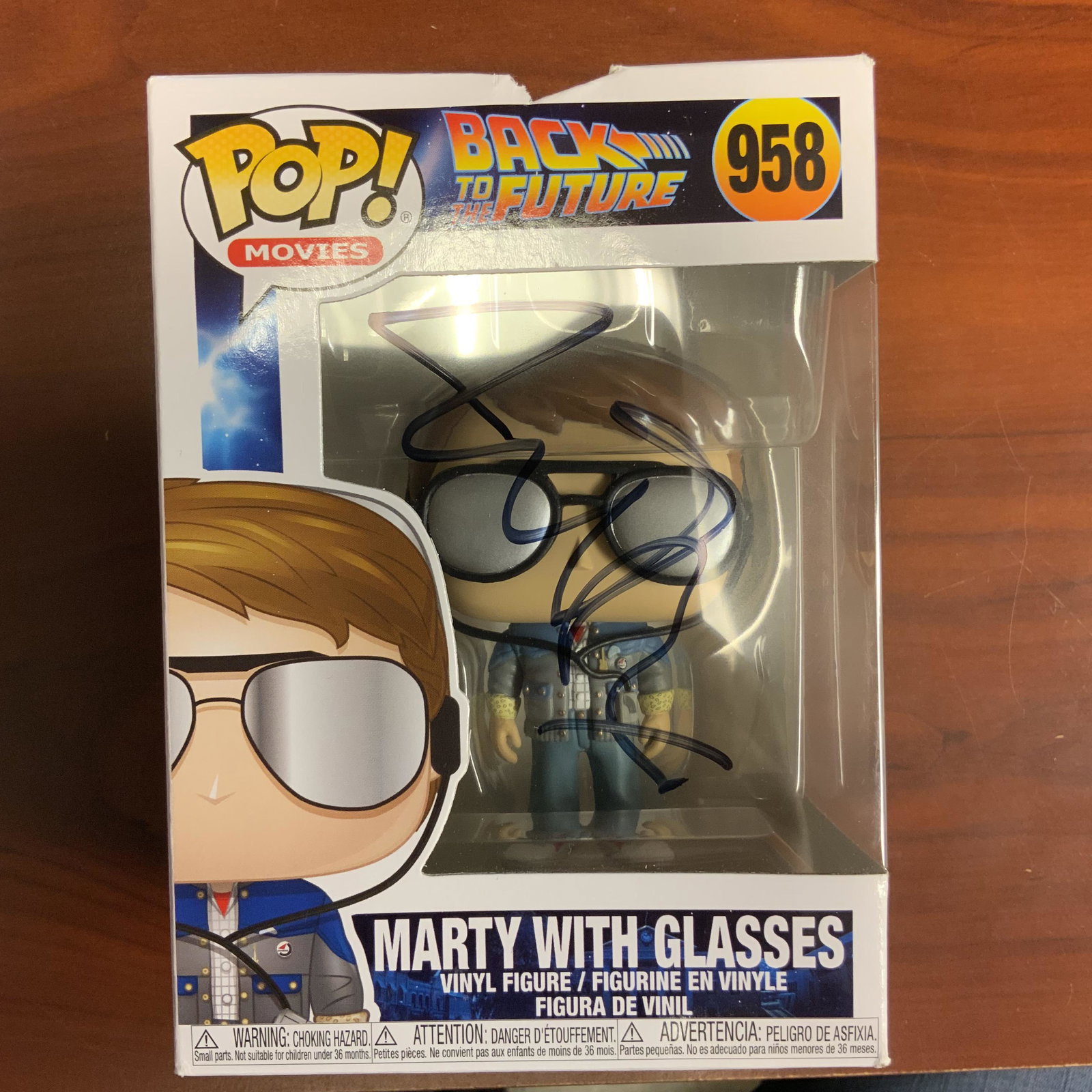 Michael J Fox Autographed Marty McFly Funko #958 (1 of 1)