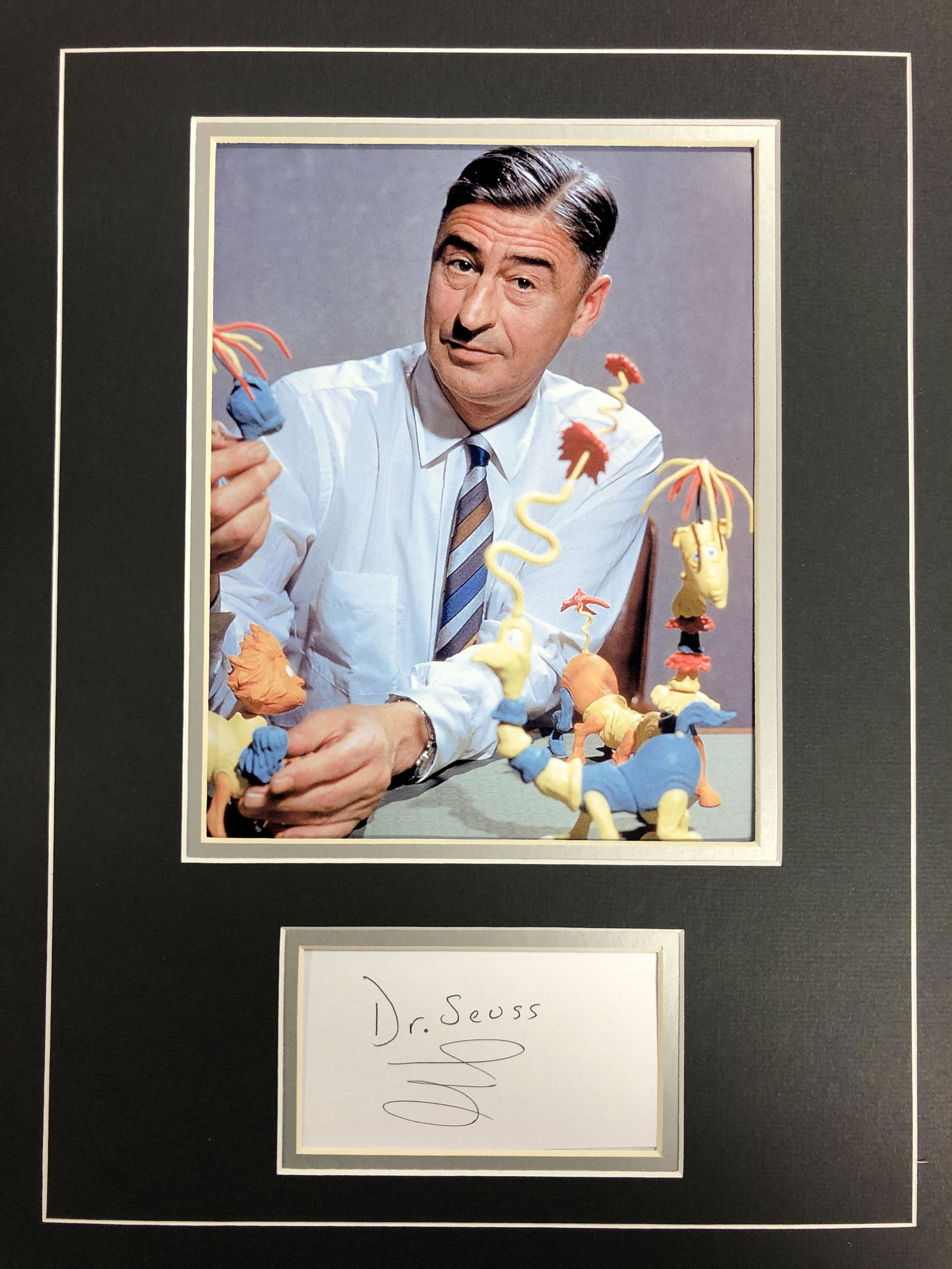 Theodor "Dr.Seuss" Geisel Autograph Display (1 of 1)