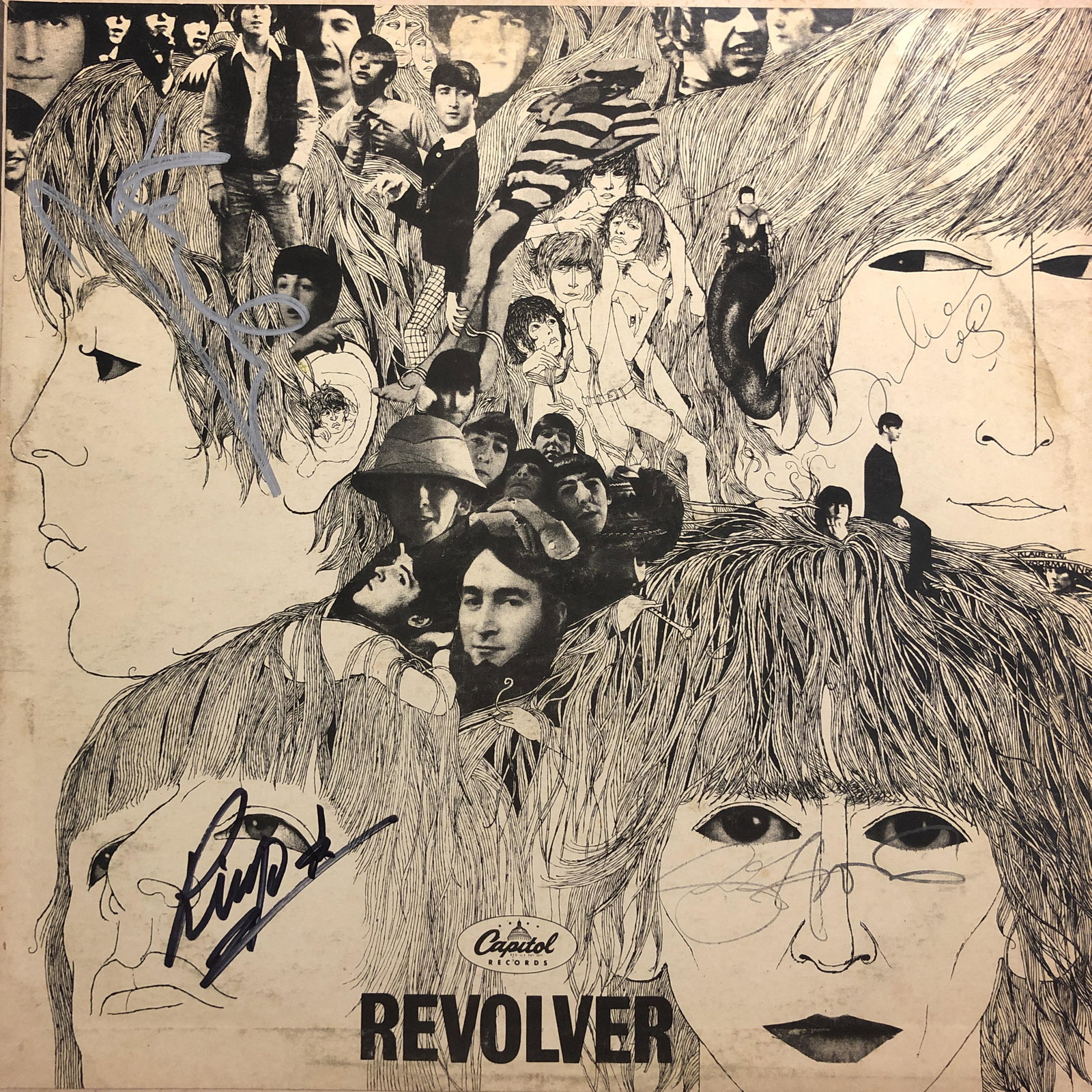 The Beatles Autographed Album Cover: Displays are assembled AFTER payment is received, picture is a mock up of finished product. Displays are not framed, and can be framed for a cost. Framed items will state they are framed in the name o