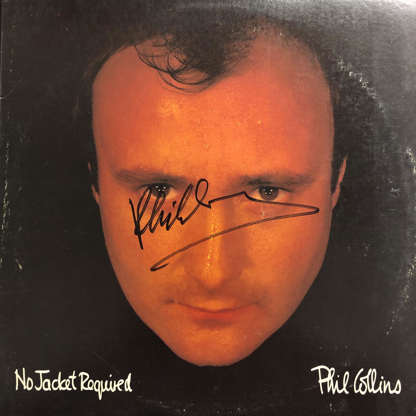 Phil Collins Autographed Album Cover (1 of 1)