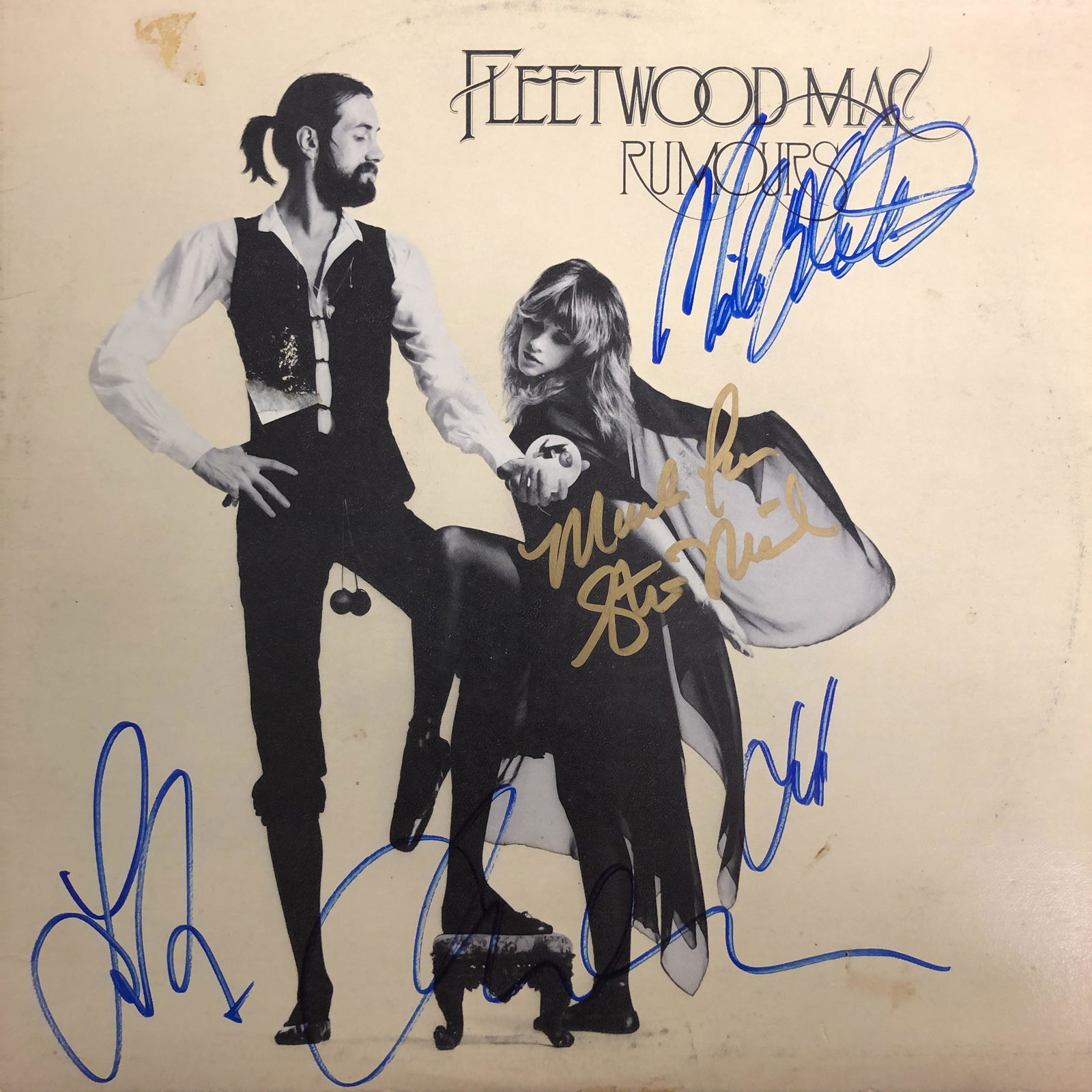 Fleetwood Mac Autographed Album Cover (1 of 1)