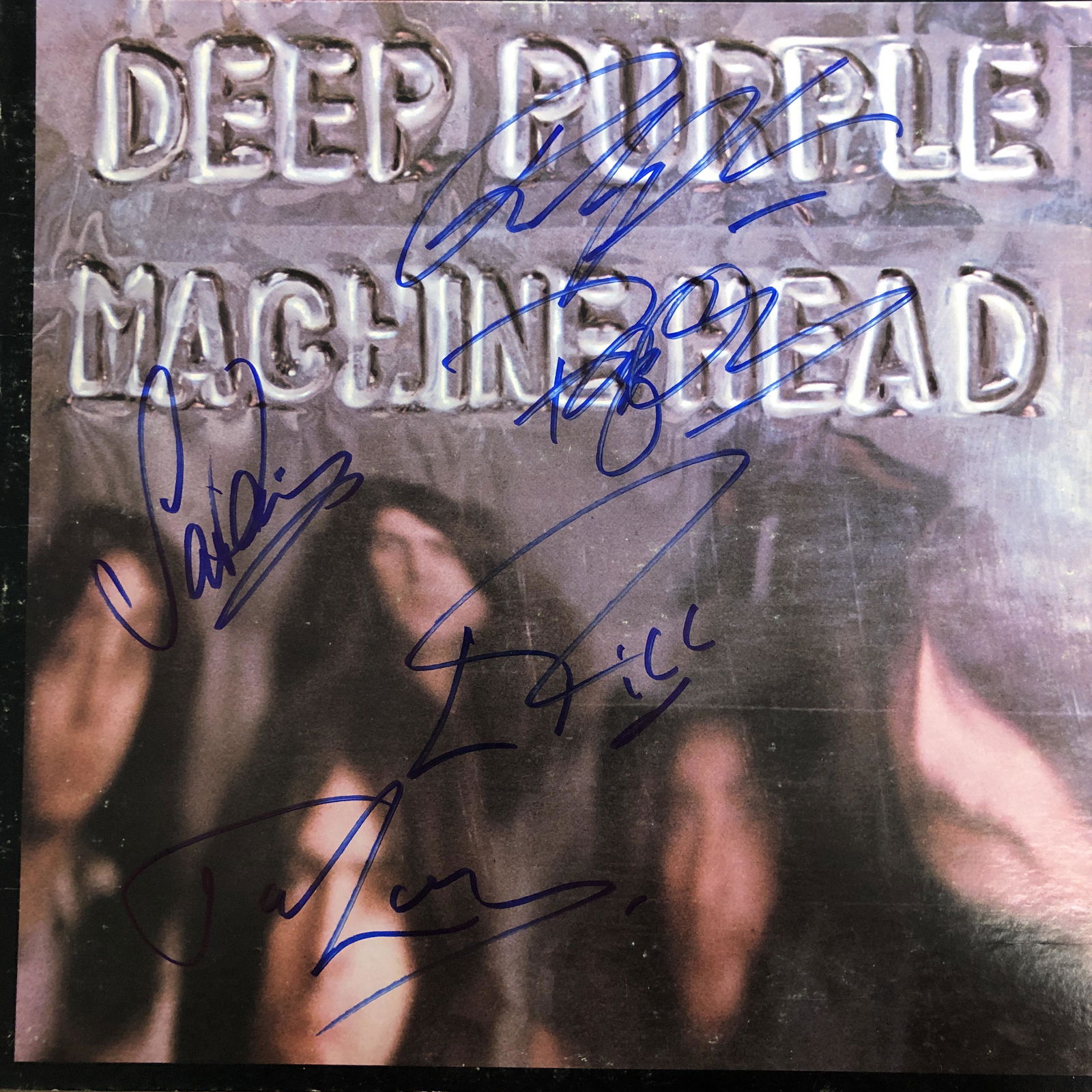 Deep Purple Autographed Album Cover (1 of 1)