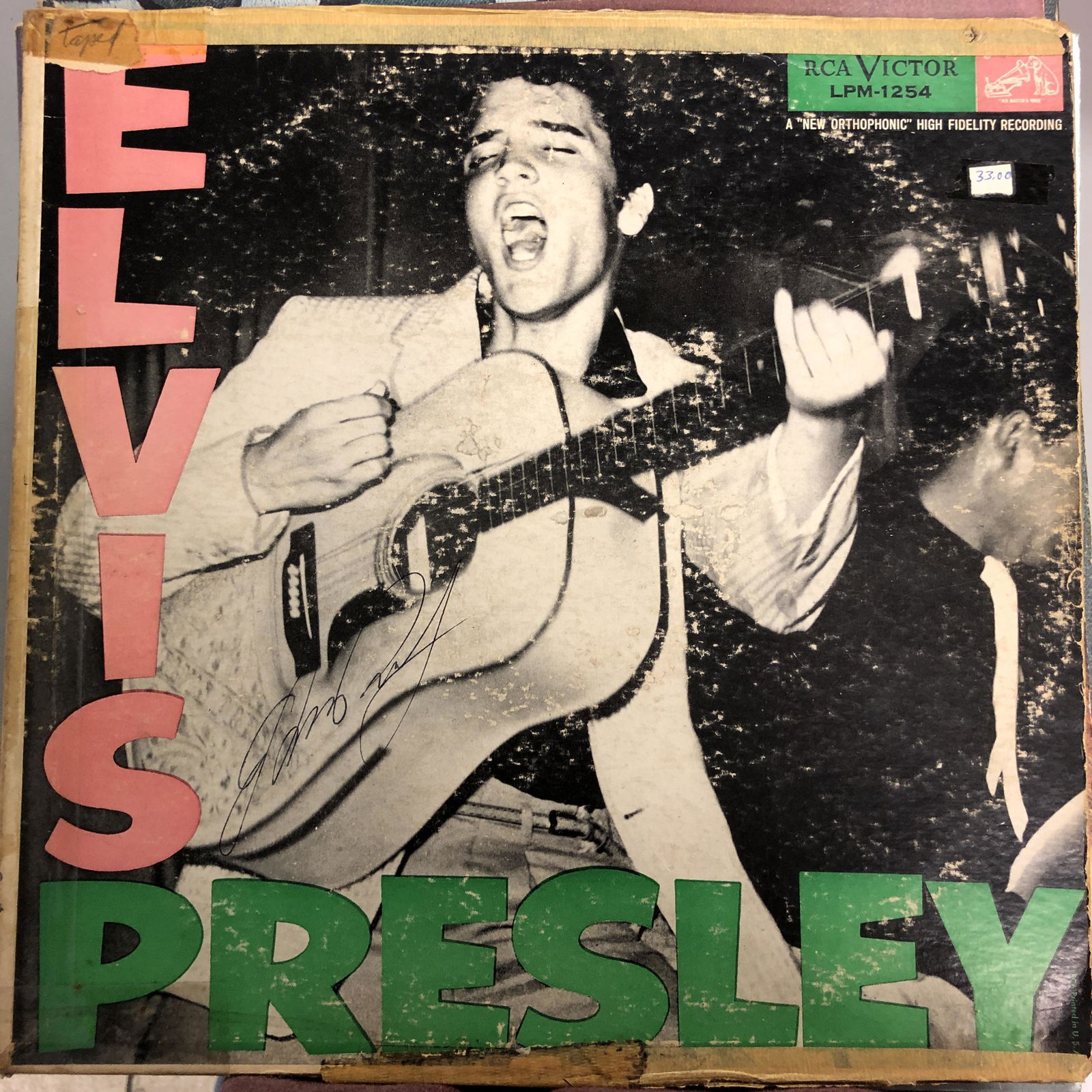 Elvis Presley Autographed Album Cover (1 of 1)
