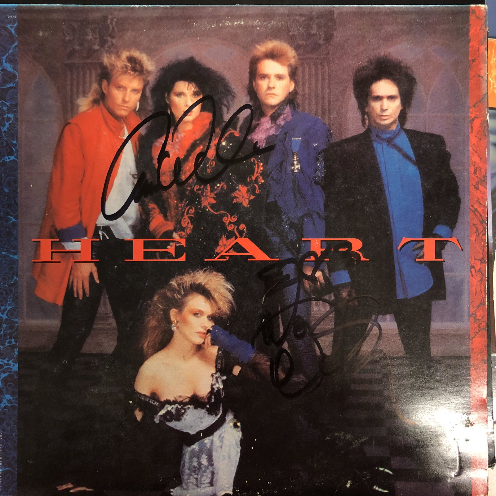 Ann , Nancy Autographed Heart Album Cover: Displays are assembled AFTER payment is received, picture is a mock up of finished product. Displays are not framed, and can be framed for a cost. Framed items will state they are framed in the name o