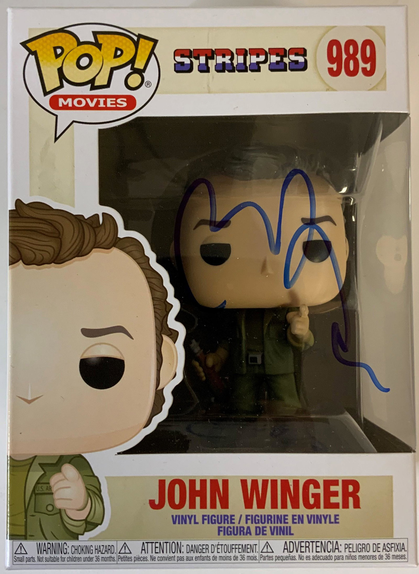 Bill Murray Autographed John Winger Funko #989 (1 of 1)
