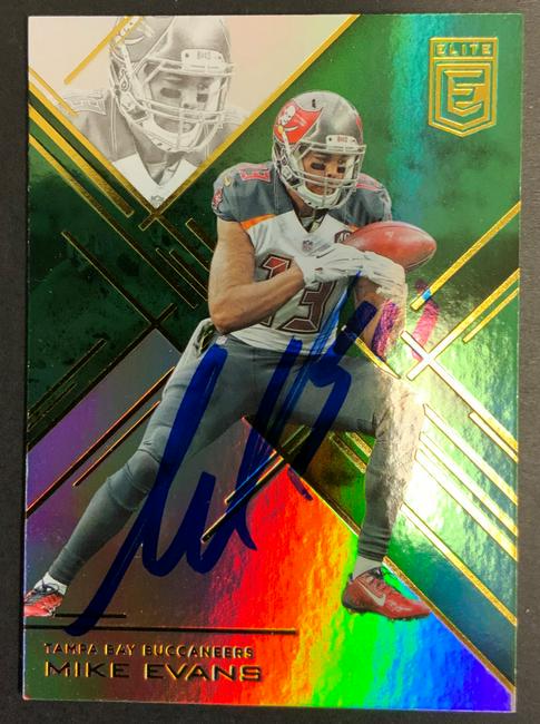 Mike Evans Autographed Card (1 of 1)