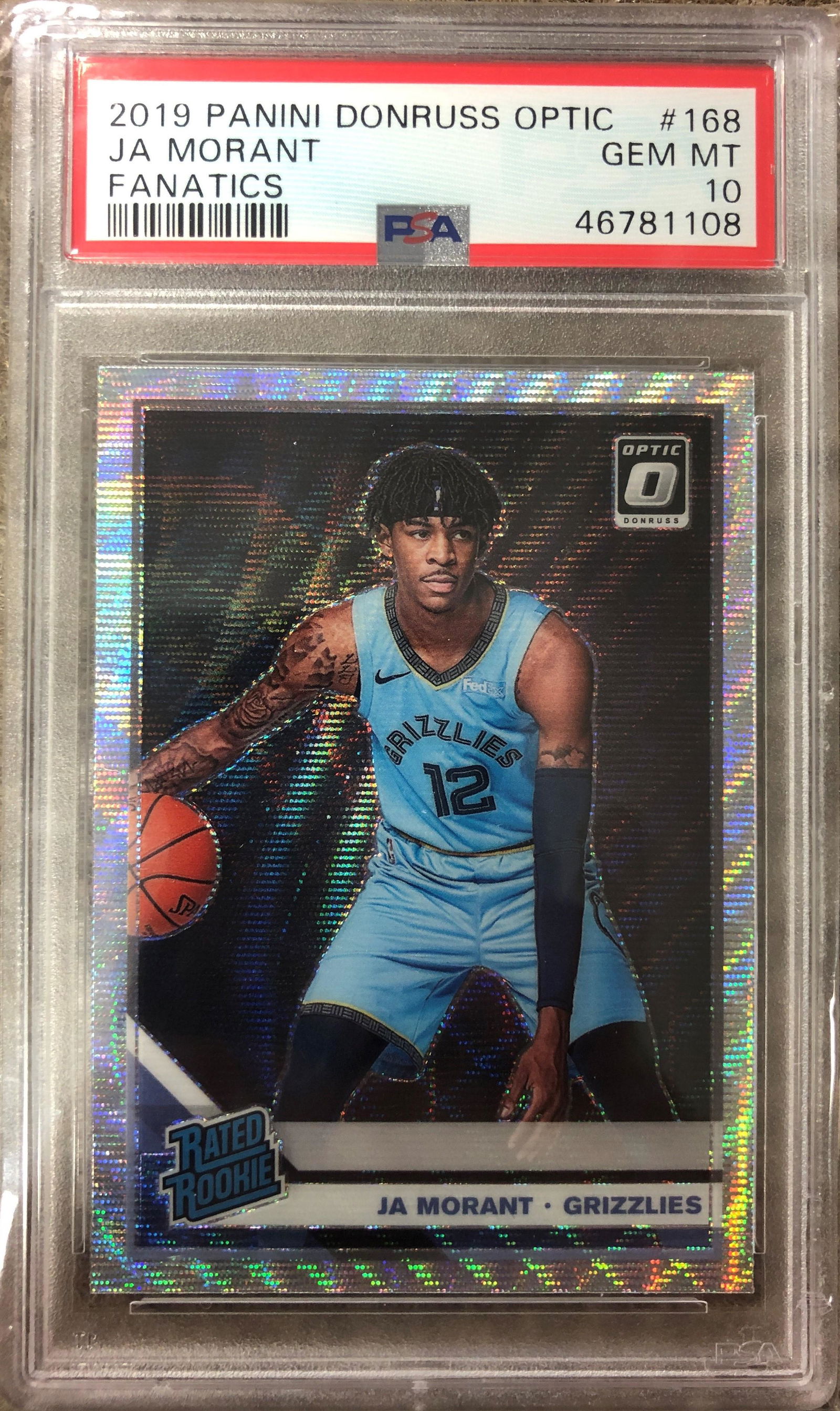 Ja Morant PSA Graded 10 (1 of 1)