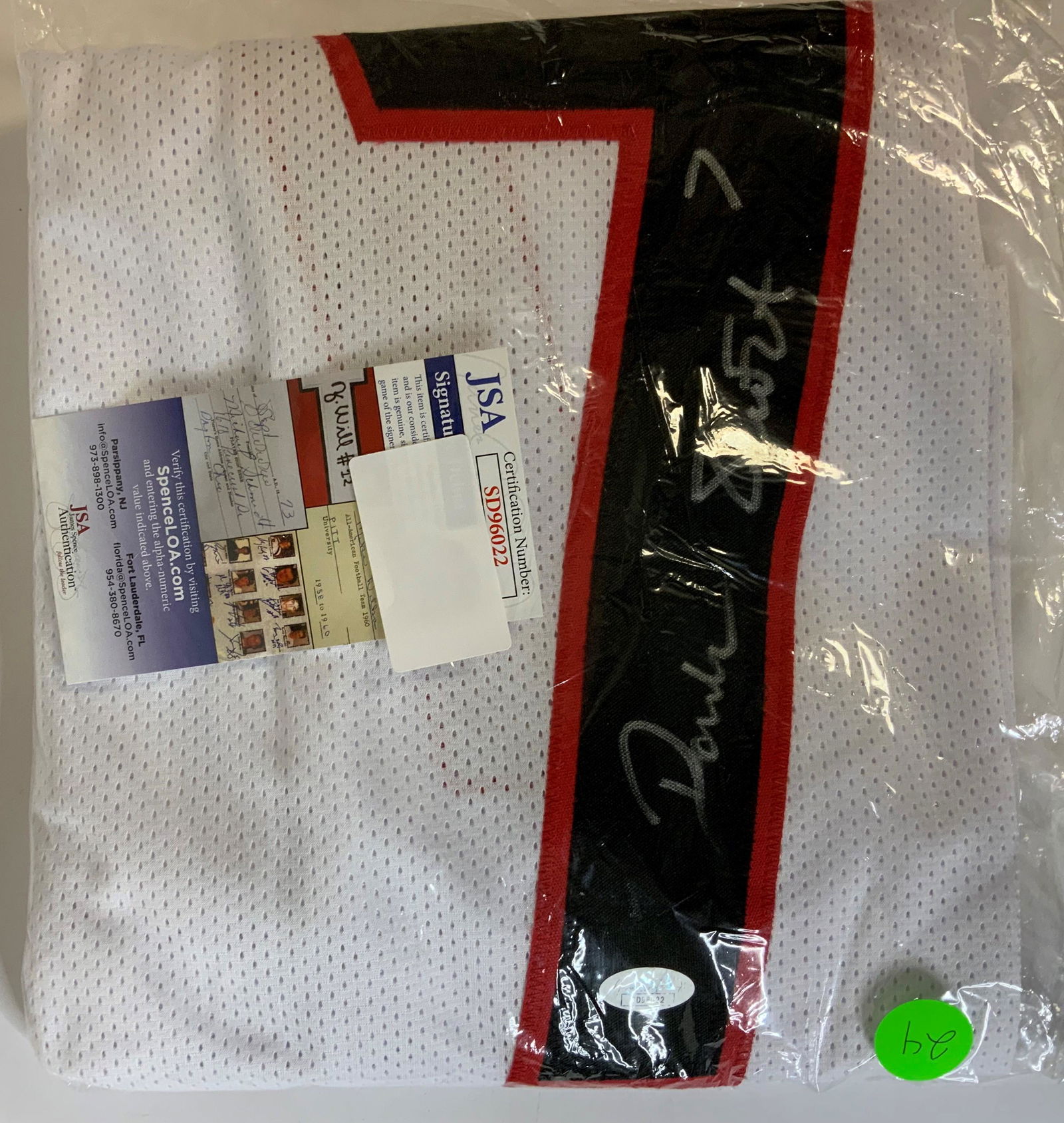 D'Andre Swift JSA Signature Debut Autographed Jersey (1 of 1)