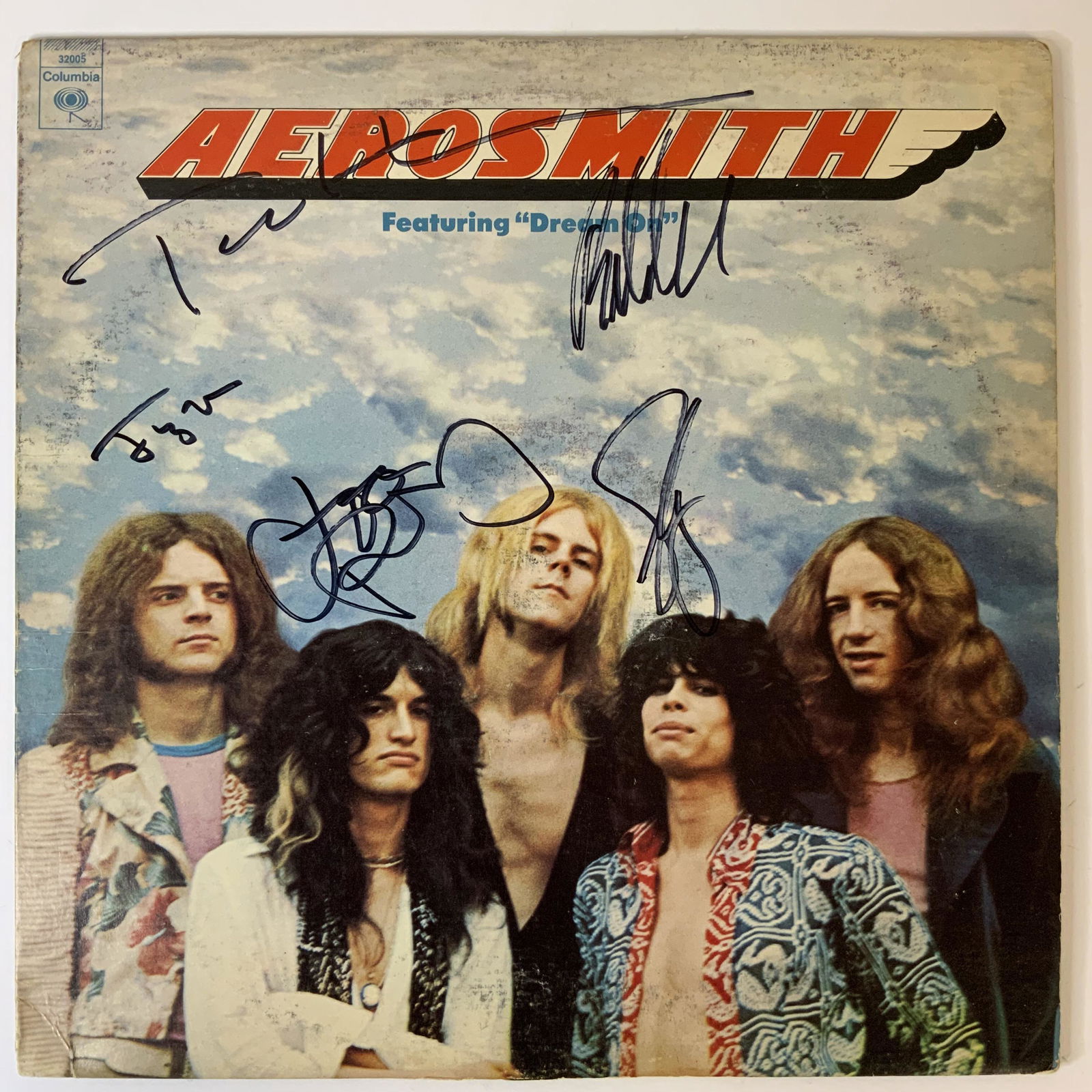 Aerosmith Autographed Album Cover (1 of 1)