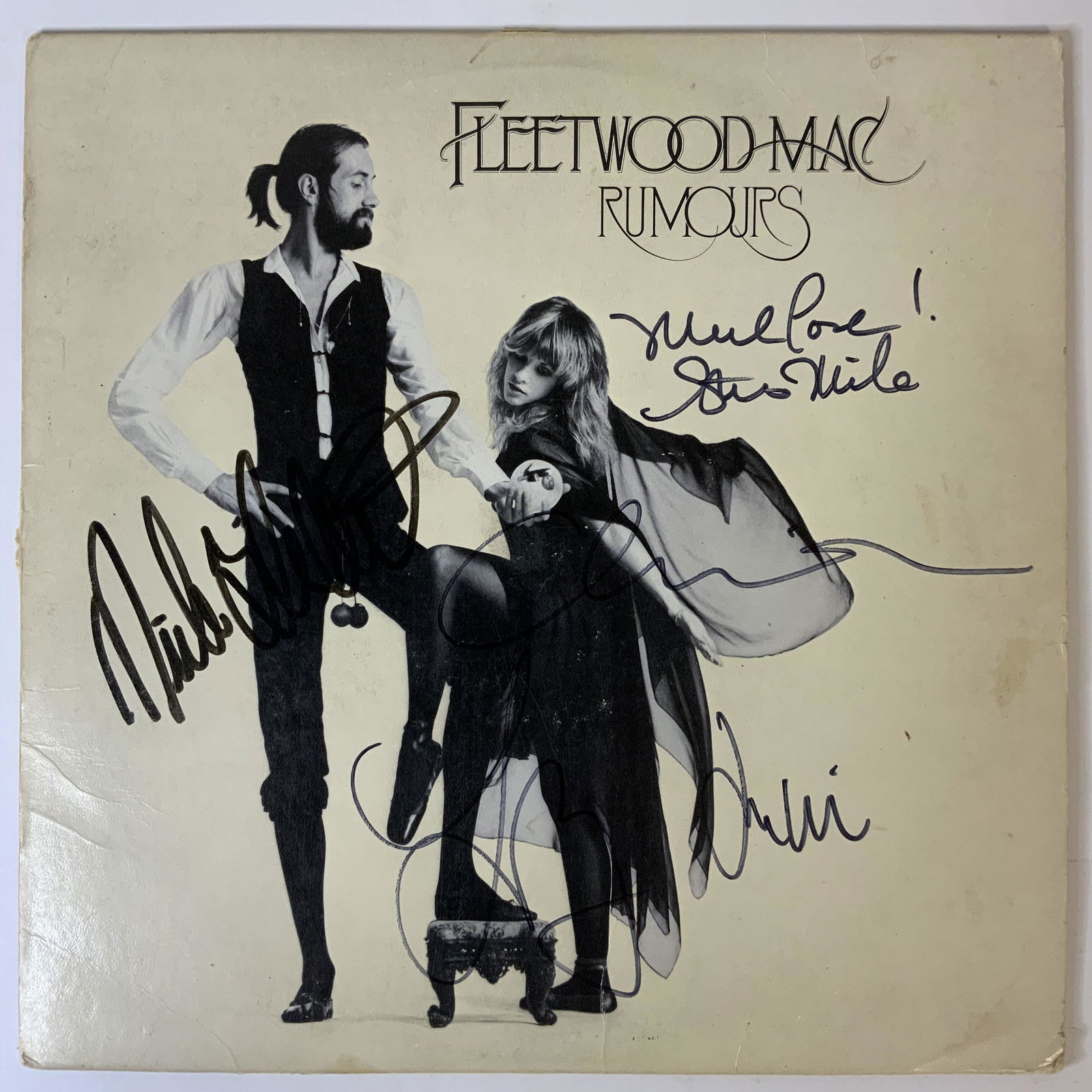 Fleetwood Mac Autographed Album Cover, signed by all (1 of 1)