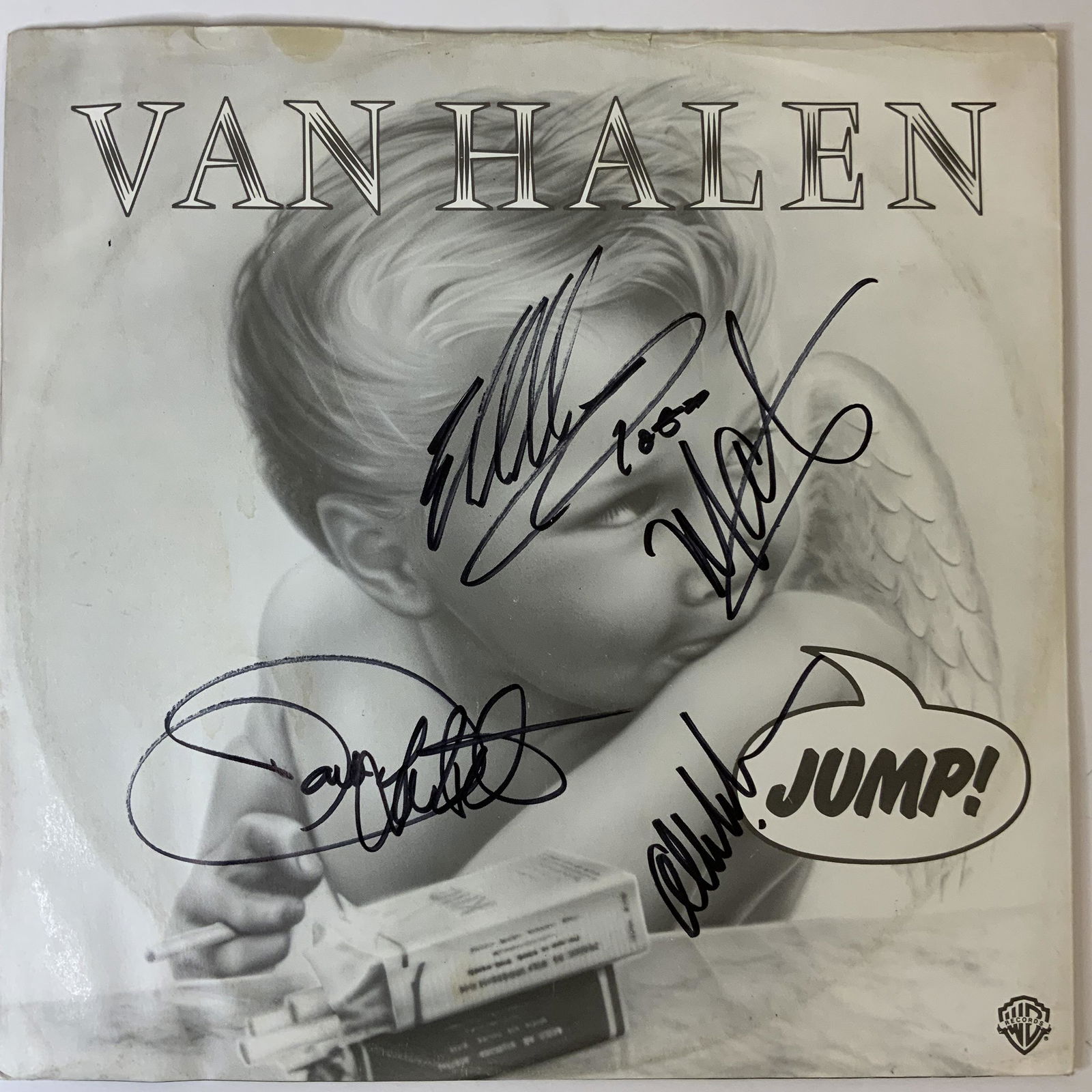 Van Halen Autographed Album Cover, signed by all (1 of 1)