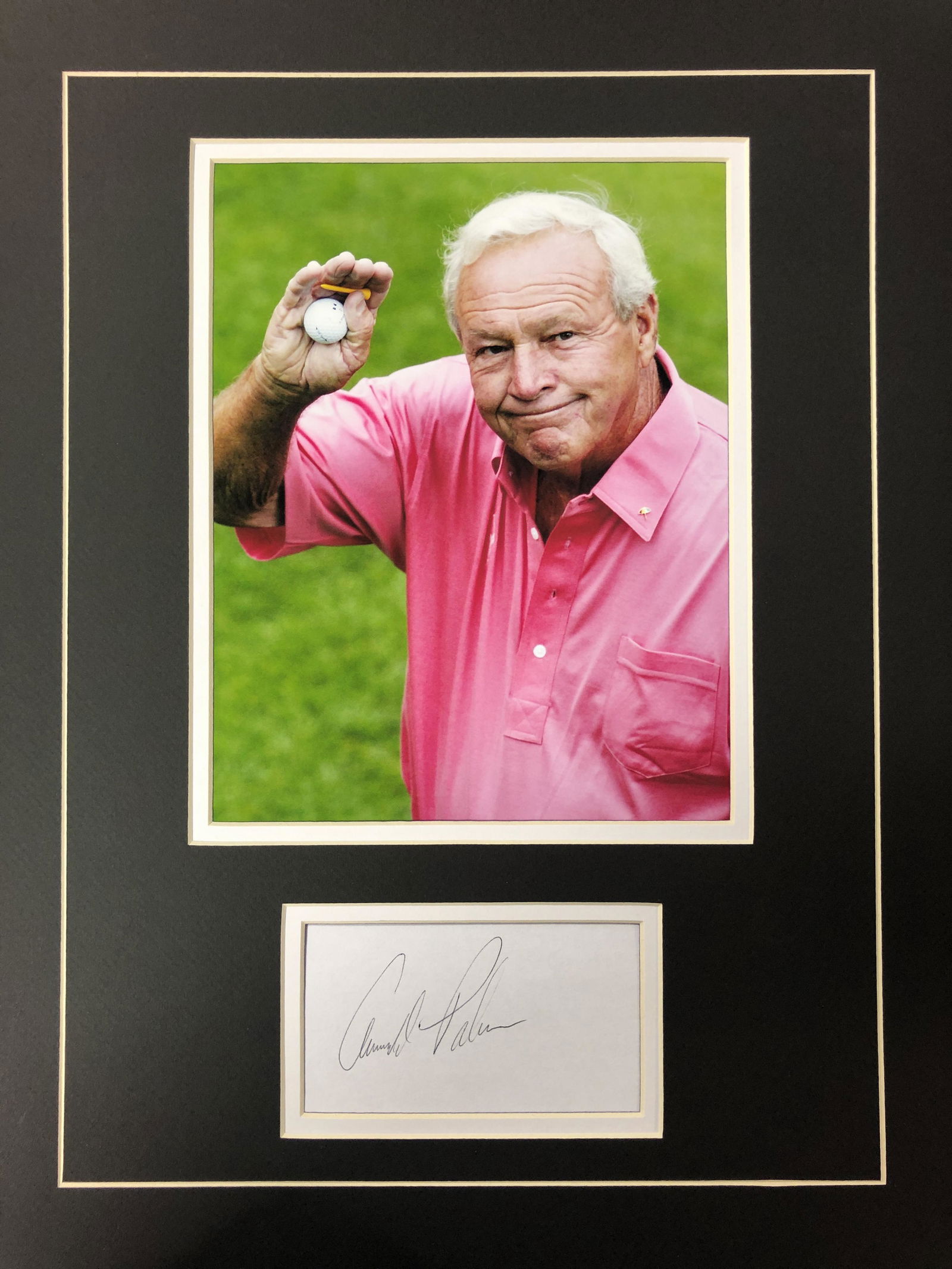 Arnold Palmer Autograph Display (1 of 1)