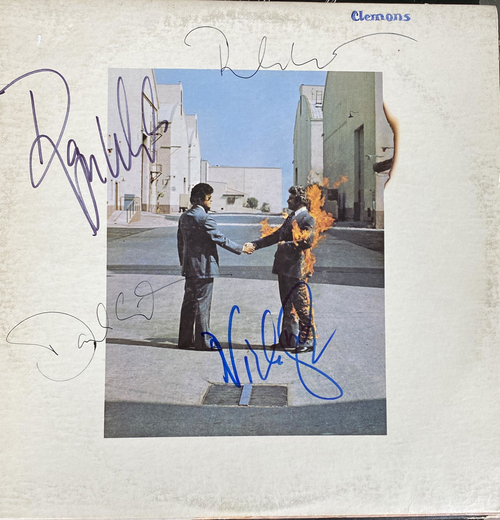 Pink Floyd Autographed Album All Members!! (1 of 1)