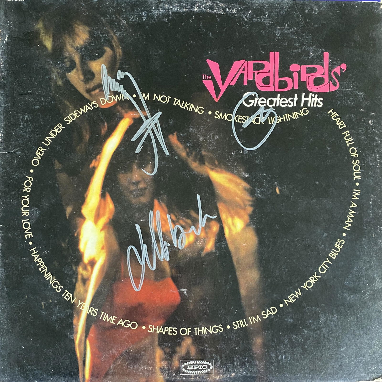 Yardbirds Autographed ALBUM PAGE CLAPTON BECK! (1 of 1)