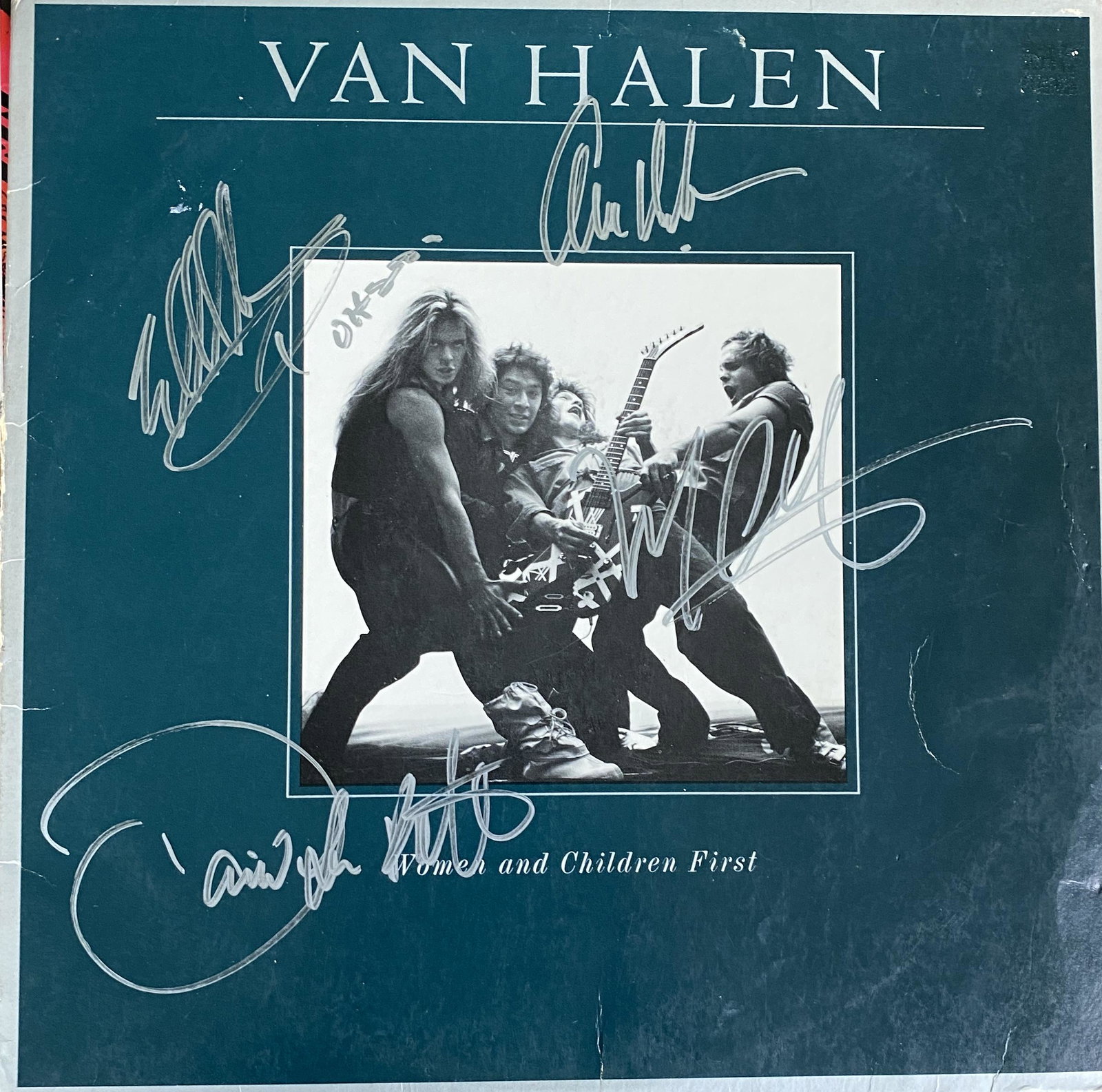 Van Halen Autographed ALBUM All 4!: Displays are not framed, and can be framed for a cost. Framed items will state they are framed in the name of the item. All signed items come with a COA. Ask any and all questions BEFORE bidding. Sign