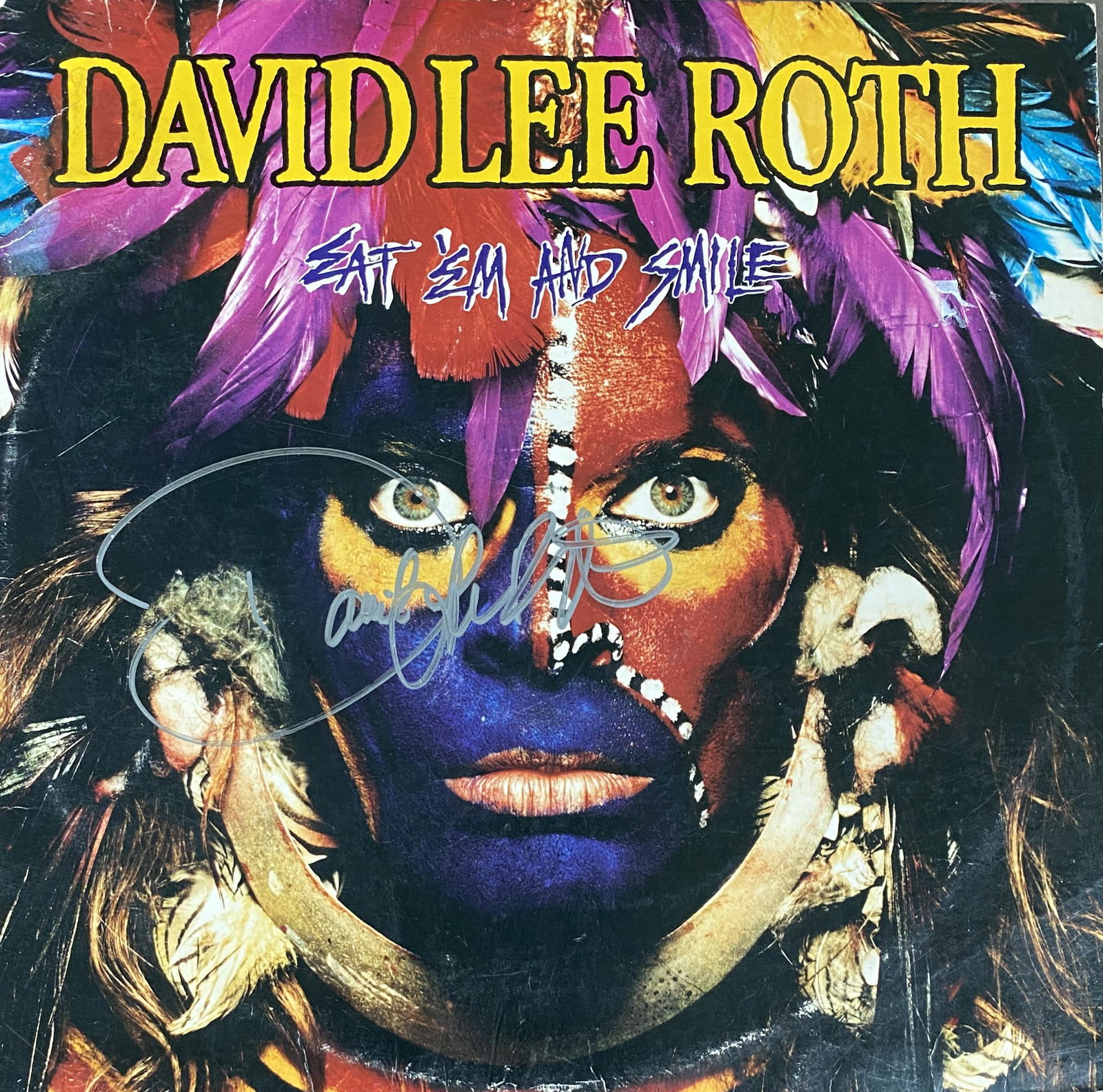 David Lee Roth Autographed ALBUM (1 of 1)