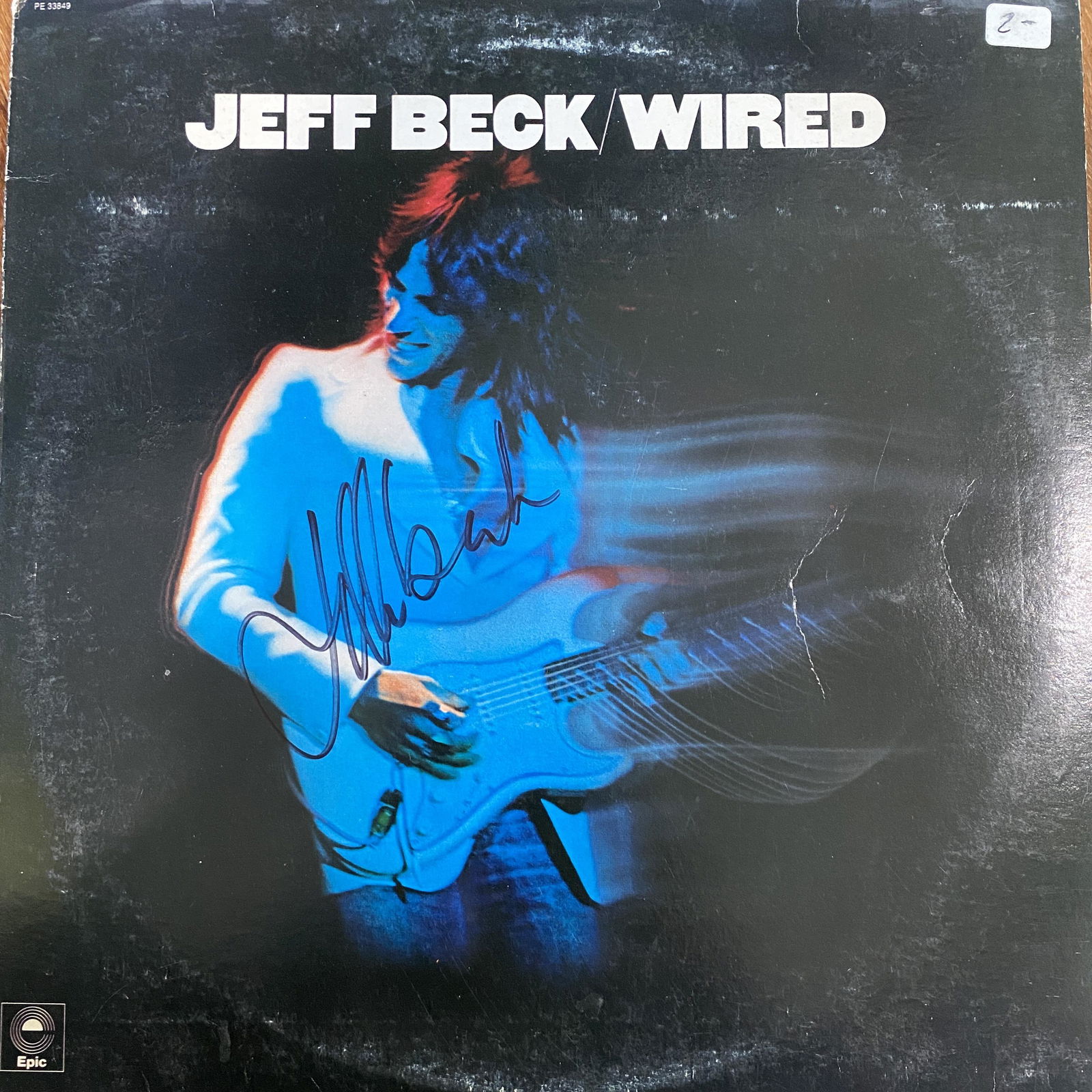 Jeff Beck Autographed Album Cover (1 of 1)