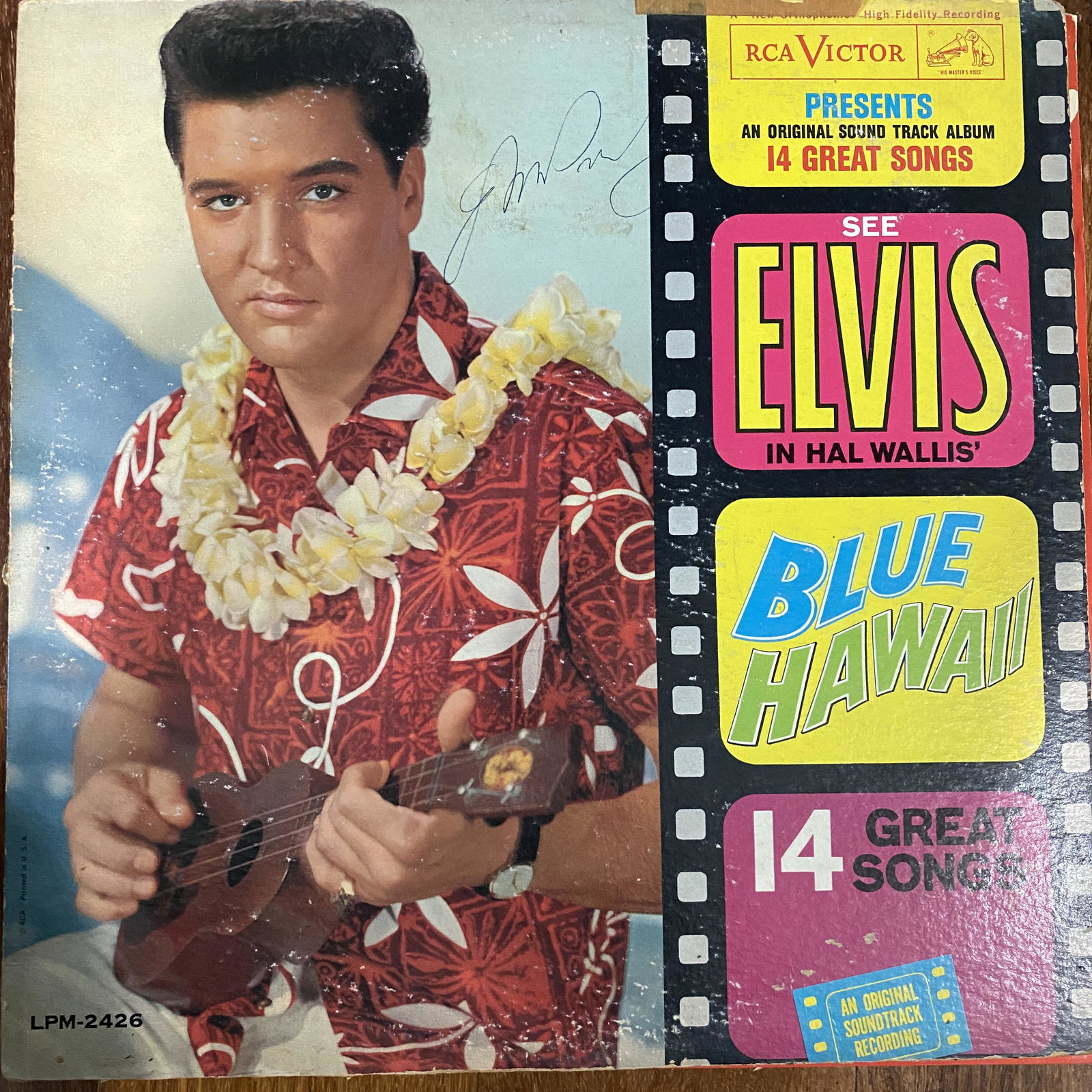 Elvis Presley Autographed ALBUM (1 of 1)