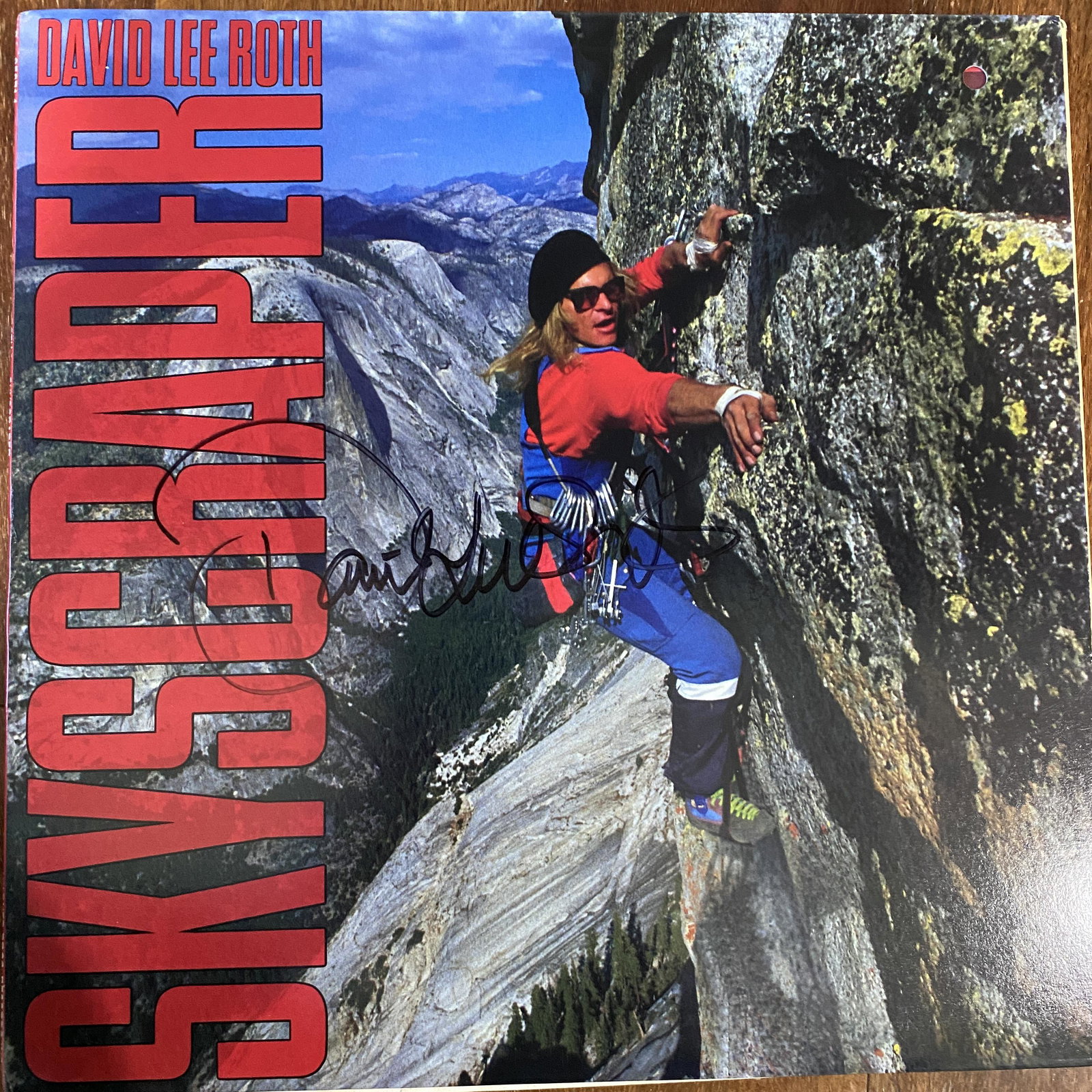 David Lee Roth Autographed ALBUM (1 of 1)