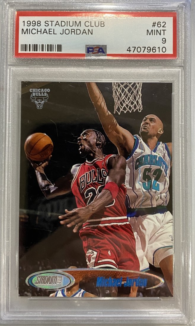 1998 Stadium Club Michael Jordan Card PSA 9 Bulls (1 of 1)