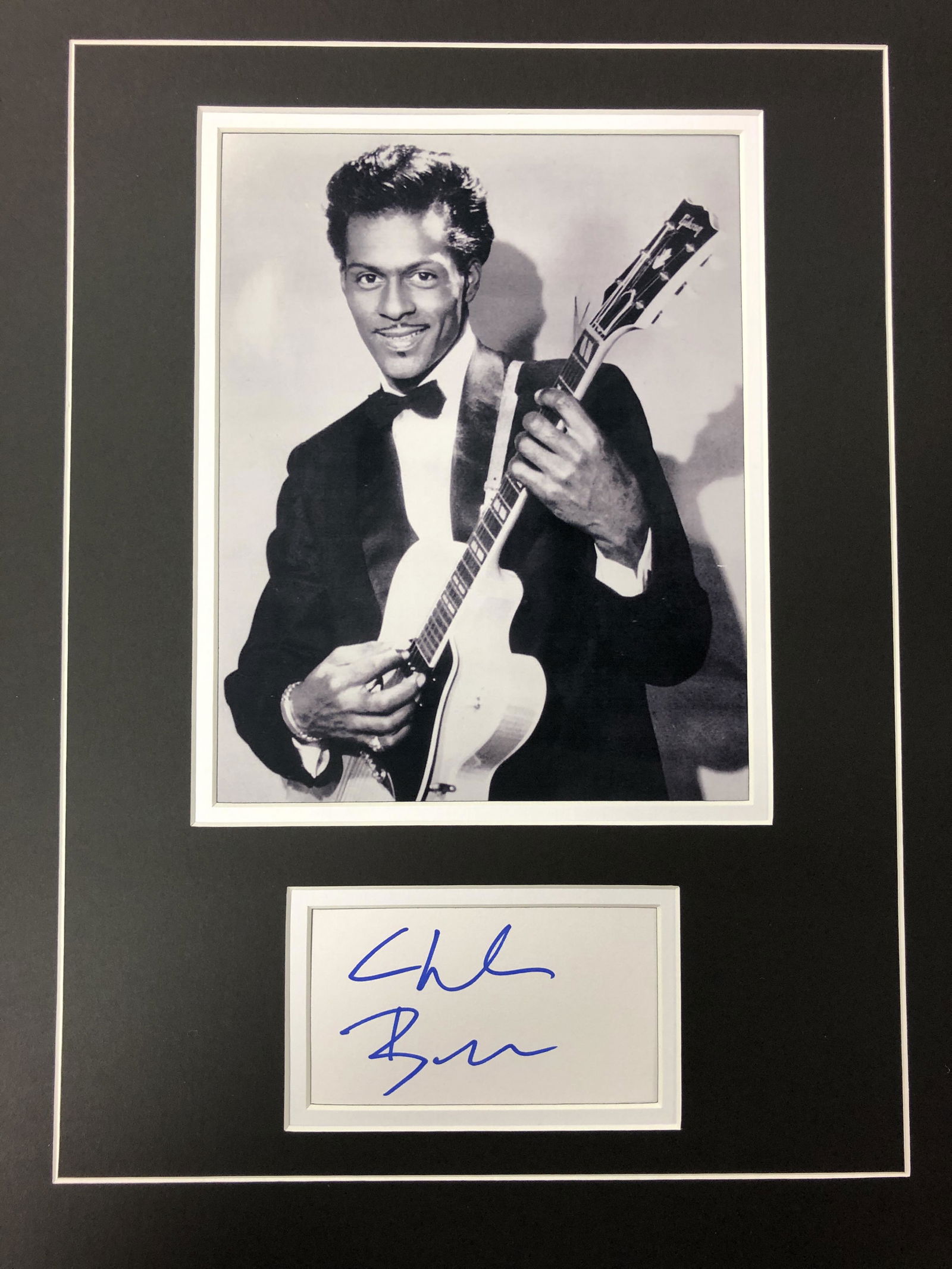 Chuck Berry Autograph Display (1 of 1)