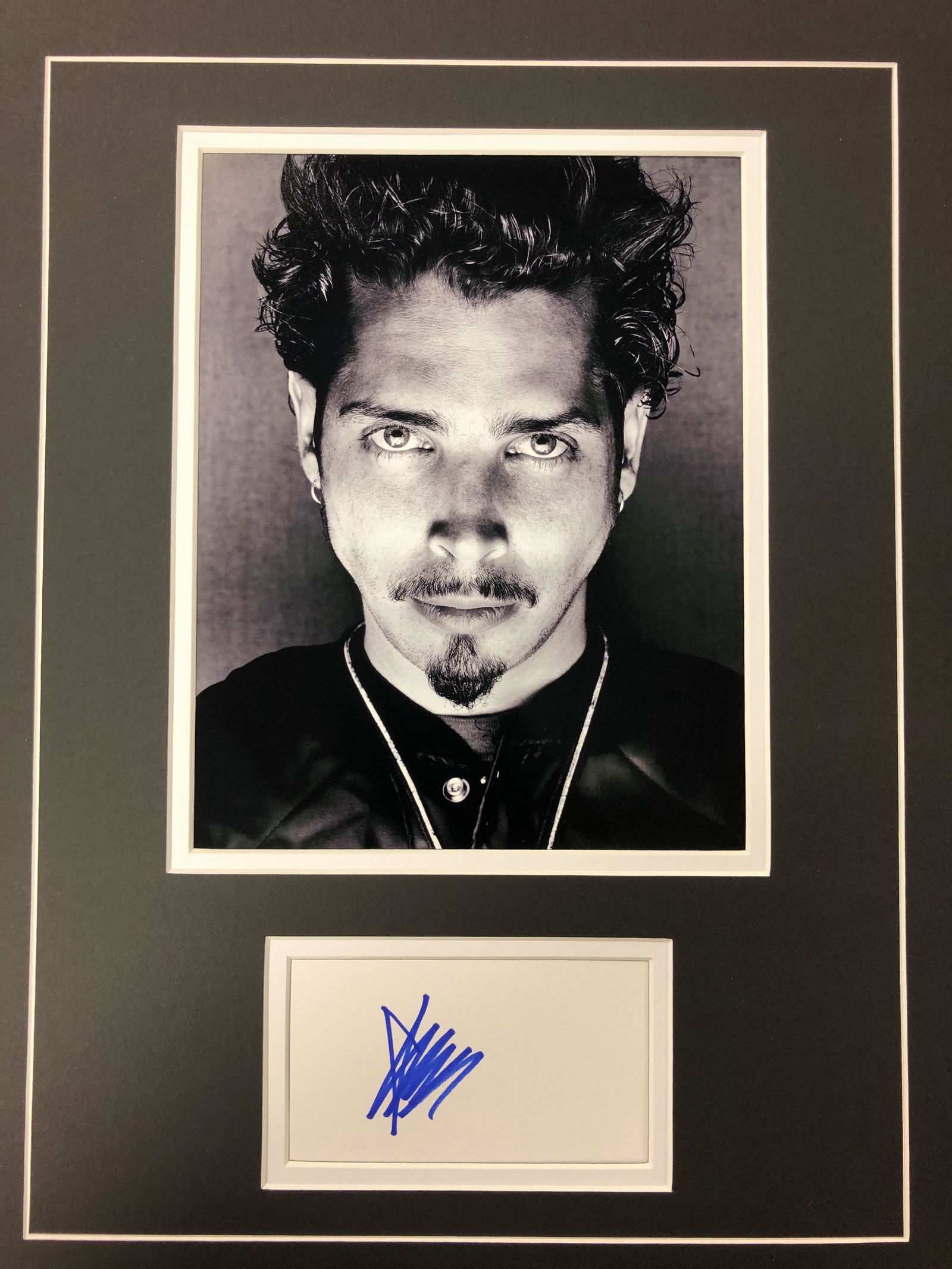 Chris Cornell Autograph Display (1 of 1)