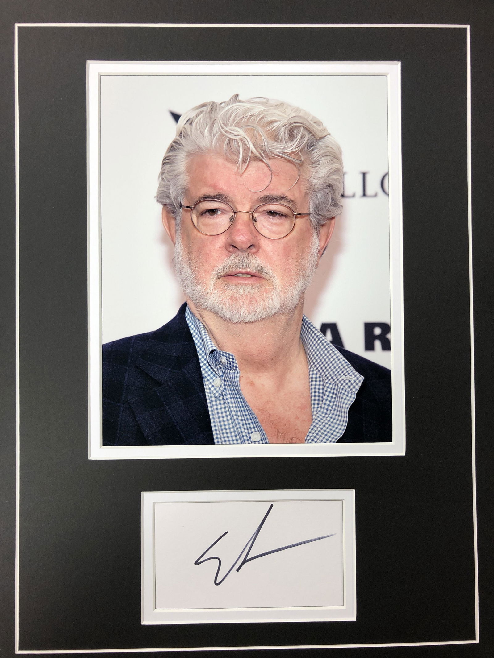 George Lucas Autograph Display (1 of 1)