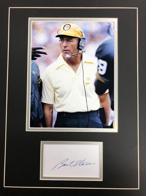 Bart Starr Autograph Display (1 of 1)