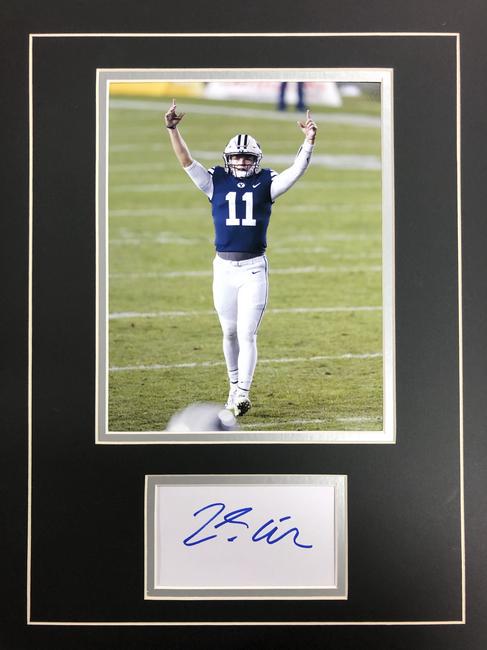 Zack Wilson Autograph Display (1 of 1)
