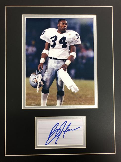 Bo Jackson Autograph Display (1 of 1)