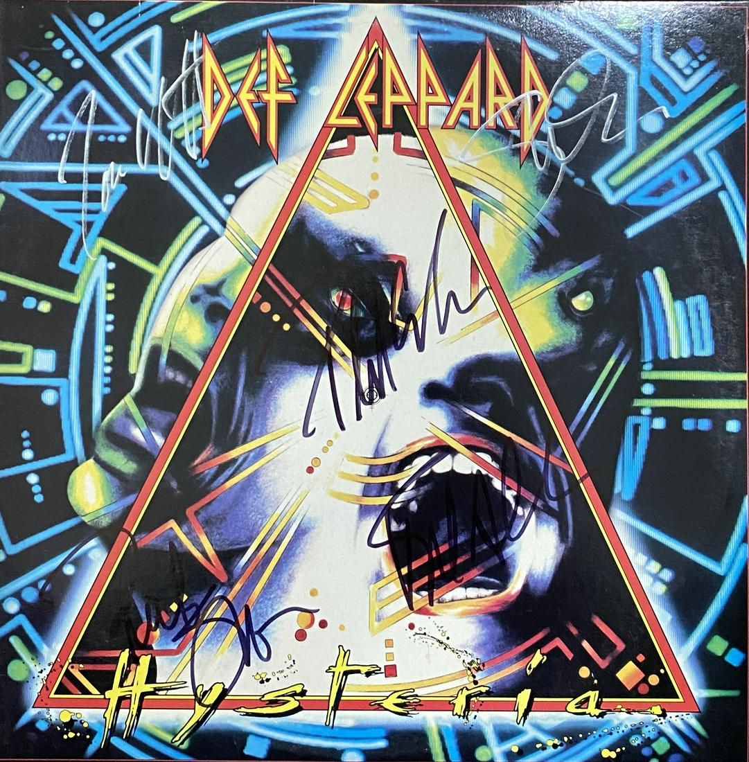 Def LEPPARD Autographed Album All 5 w/ Steve Clark (1 of 1)