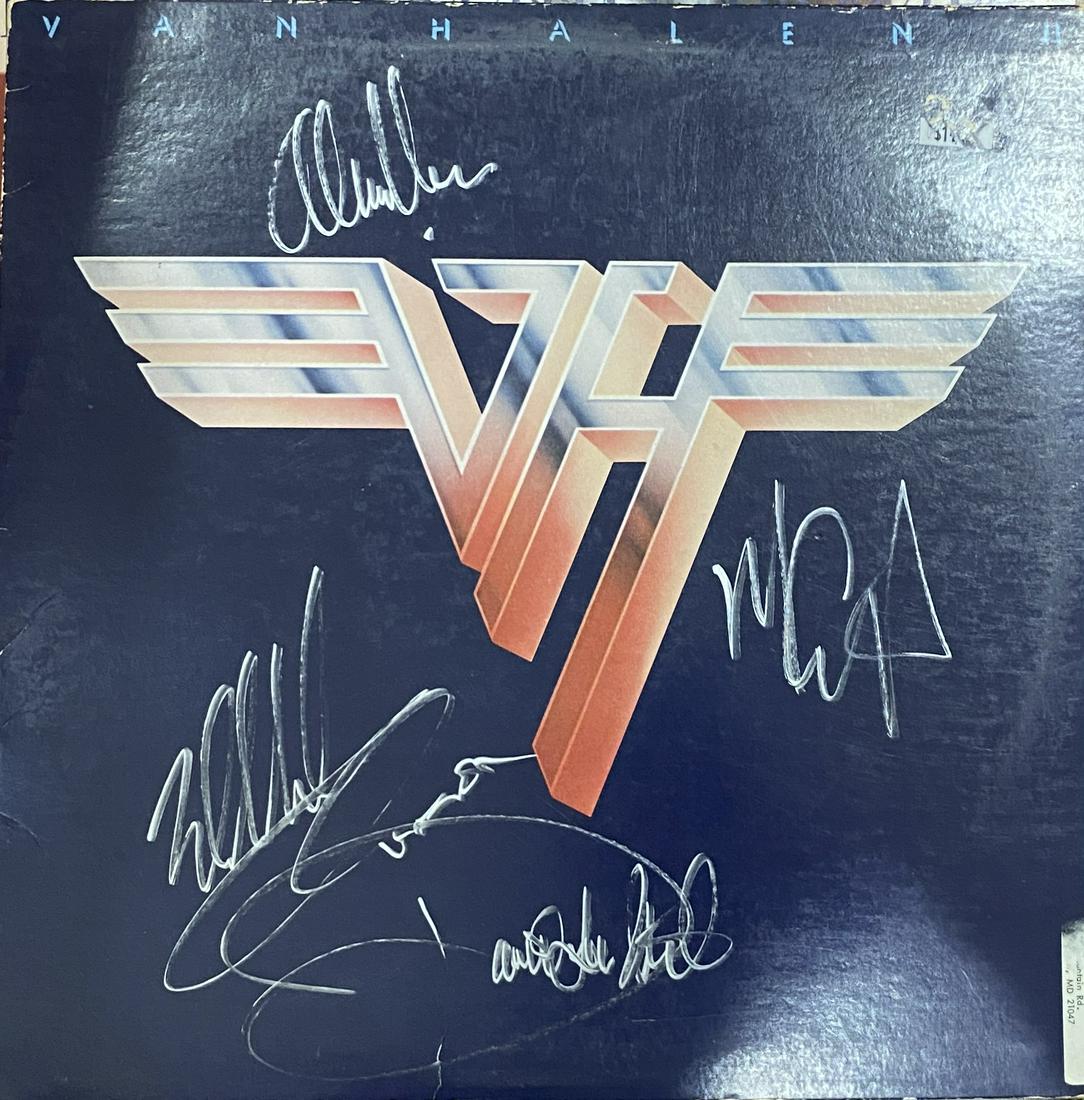 Van Halen Autographed Album ALL 4 MEMBERS! (1 of 1)