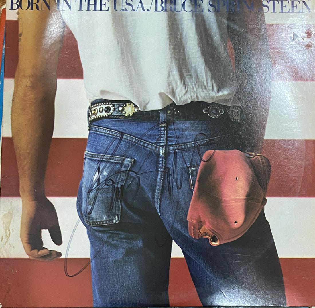 Bruce Springsteen Autographed Album: Displays are not framed, and can be framed for a cost. Framed items will state they are framed in the name of the item. All signed items come with a COA. Ask any and all questions BEFORE bidding. Sign