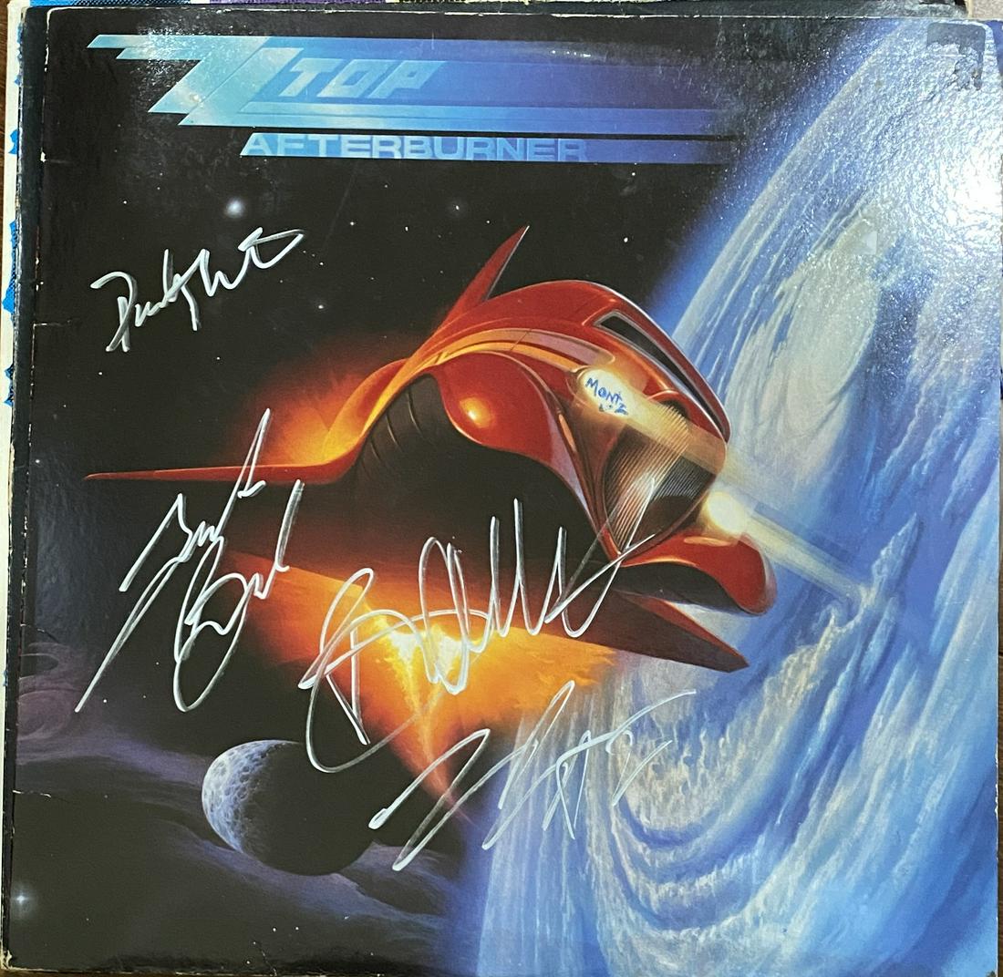 ZZ TOP Autographed Album All 3: Displays are not framed, and can be framed for a cost. Framed items will state they are framed in the name of the item. All signed items come with a COA. Ask any and all questions BEFORE bidding. Sign