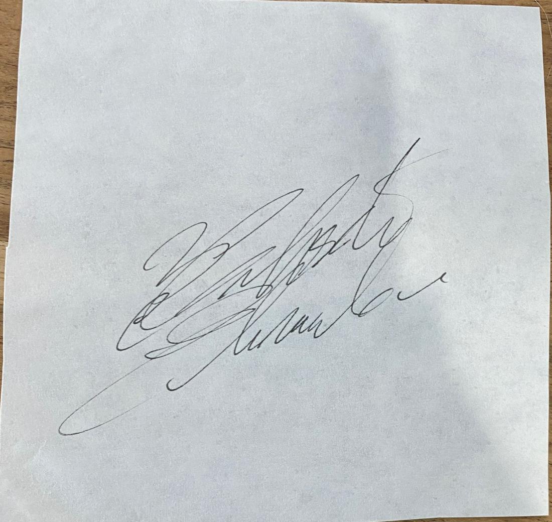Roberto Clemente Cut Autograph (1 of 1)