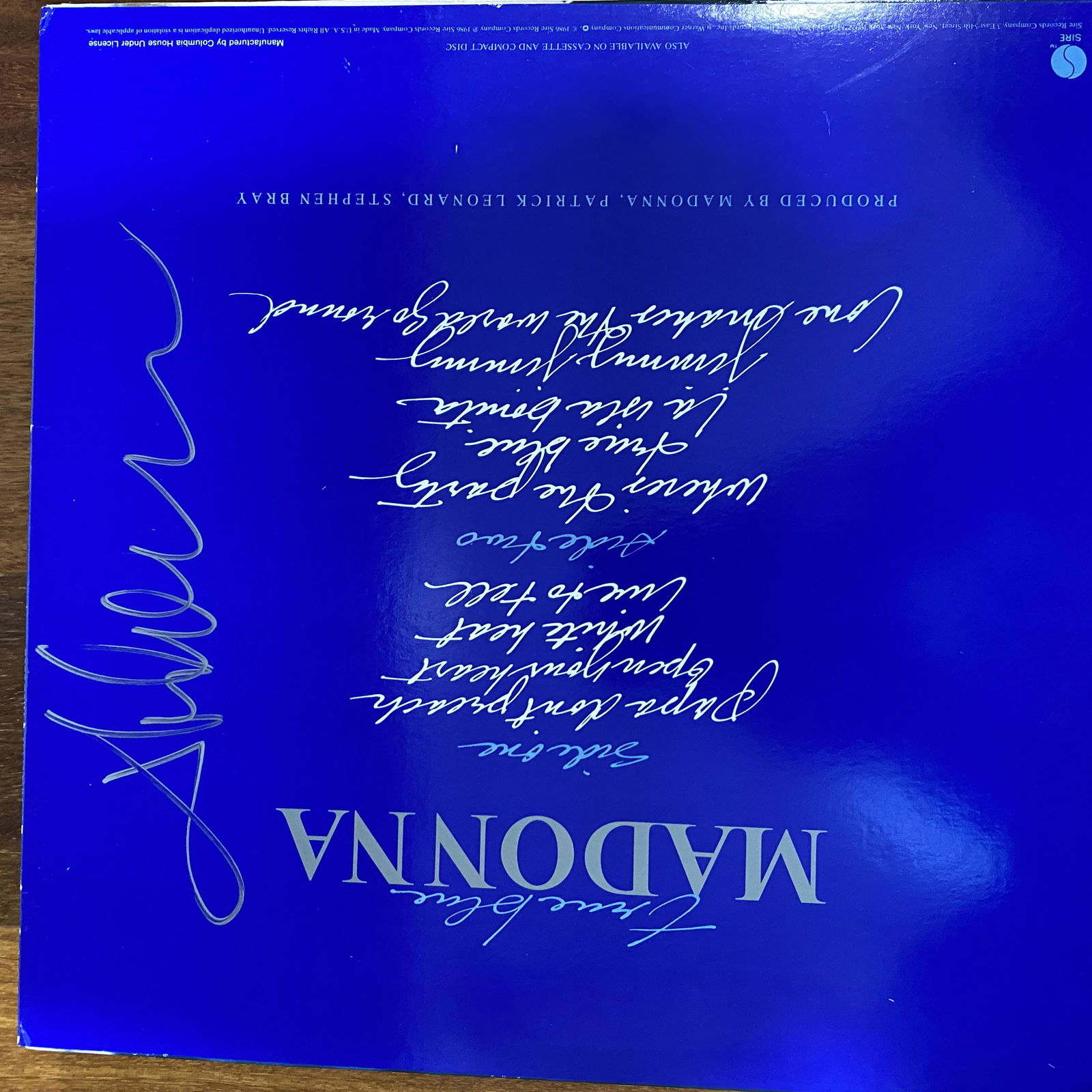 Madonna Autographed ALBUM (1 of 1)