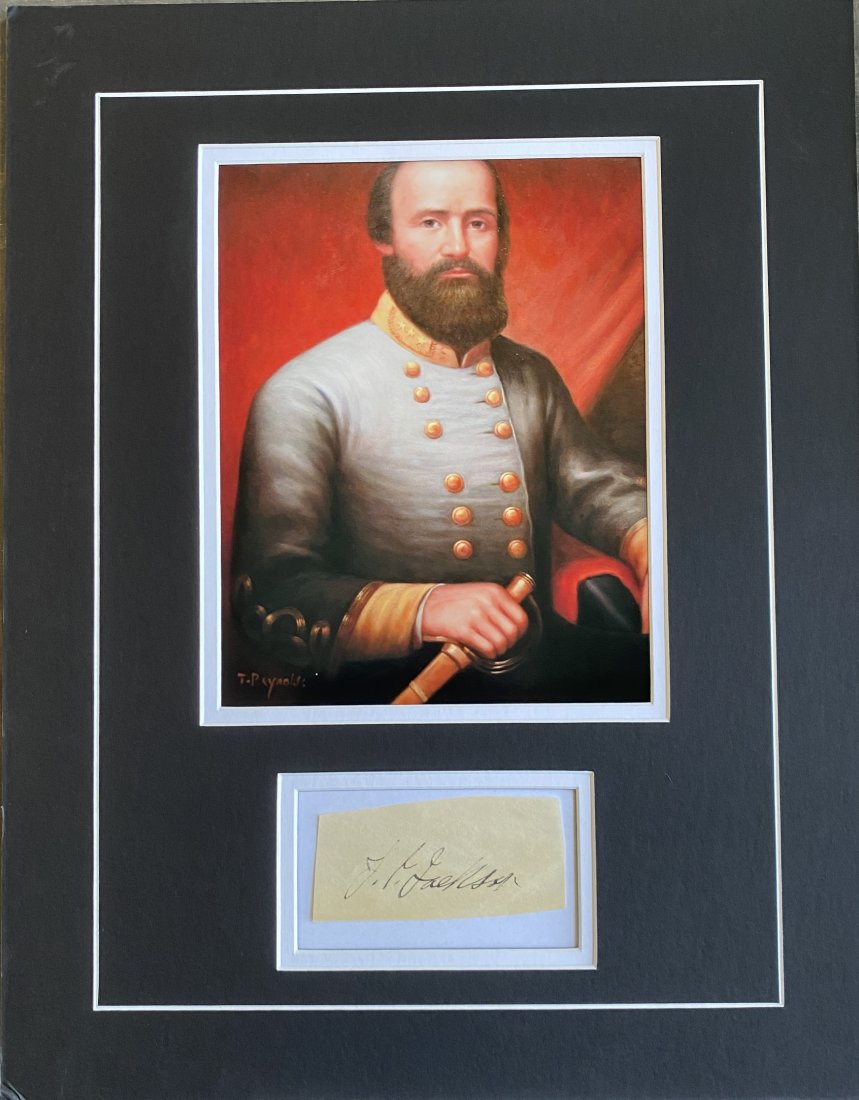 Stonewall Jackson Autographed Display (1 of 1)