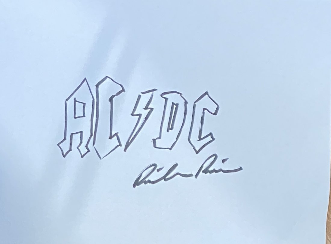 Richard Ramirez Autographed Sketch (1 of 1)